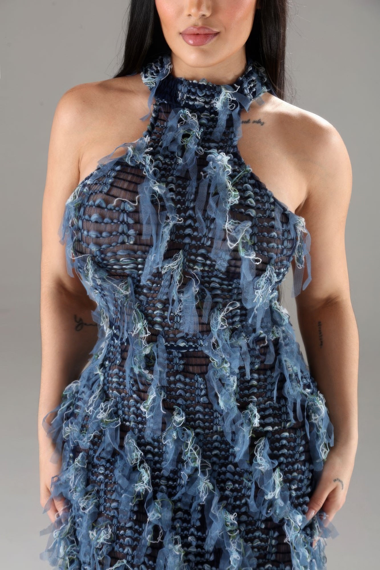 Halter Ruffled Dress - Flip Flop Dynasty