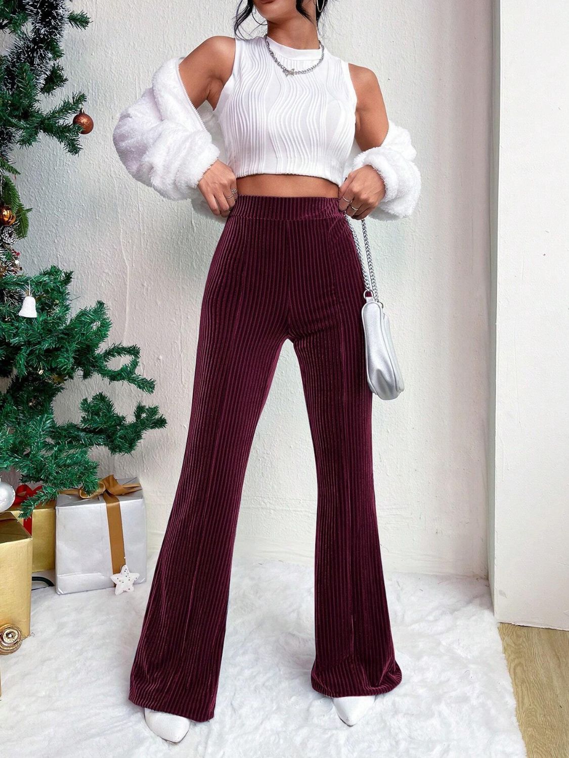 High Waist Flare Pants - Flip Flop Dynasty