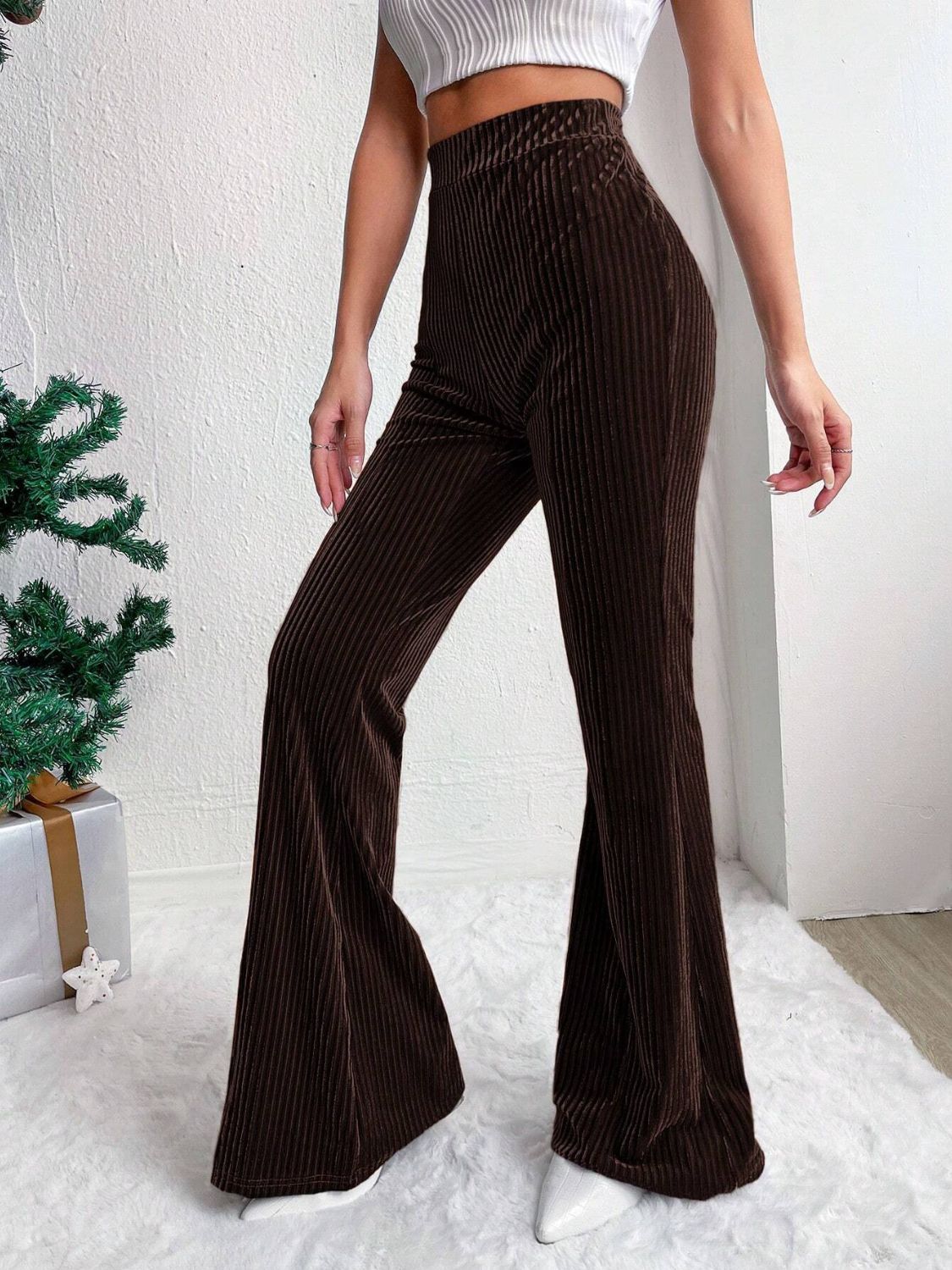 High Waist Flare Pants - Flip Flop Dynasty