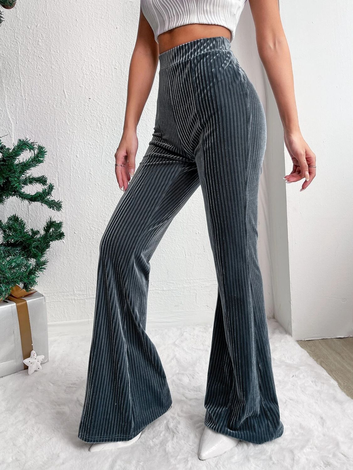High Waist Flare Pants - Flip Flop Dynasty