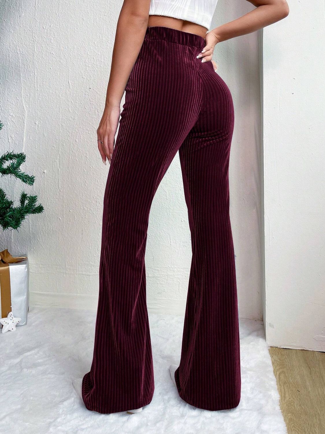 High Waist Flare Pants - Flip Flop Dynasty