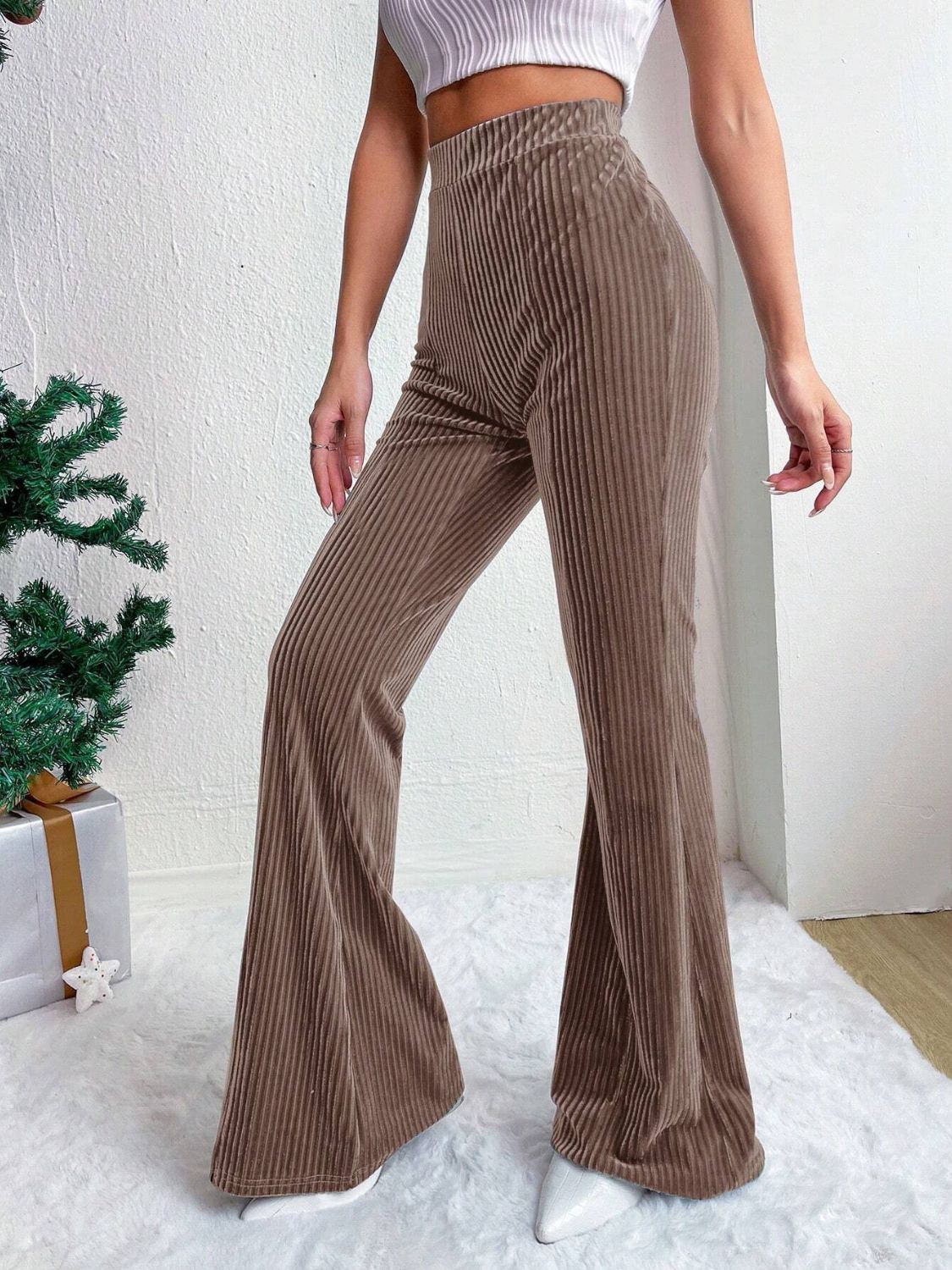 High Waist Flare Pants - Flip Flop Dynasty