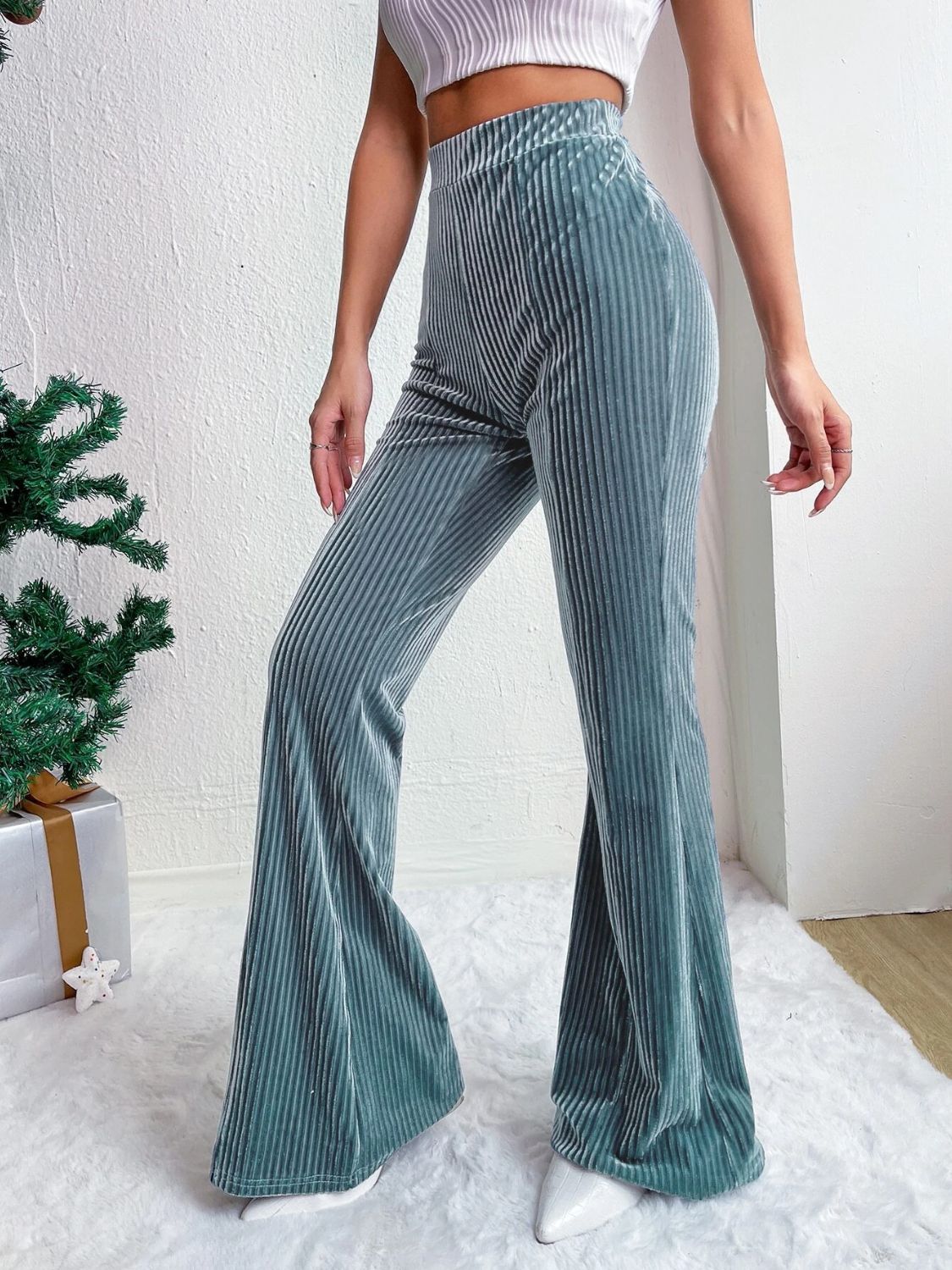 High Waist Flare Pants - Flip Flop Dynasty