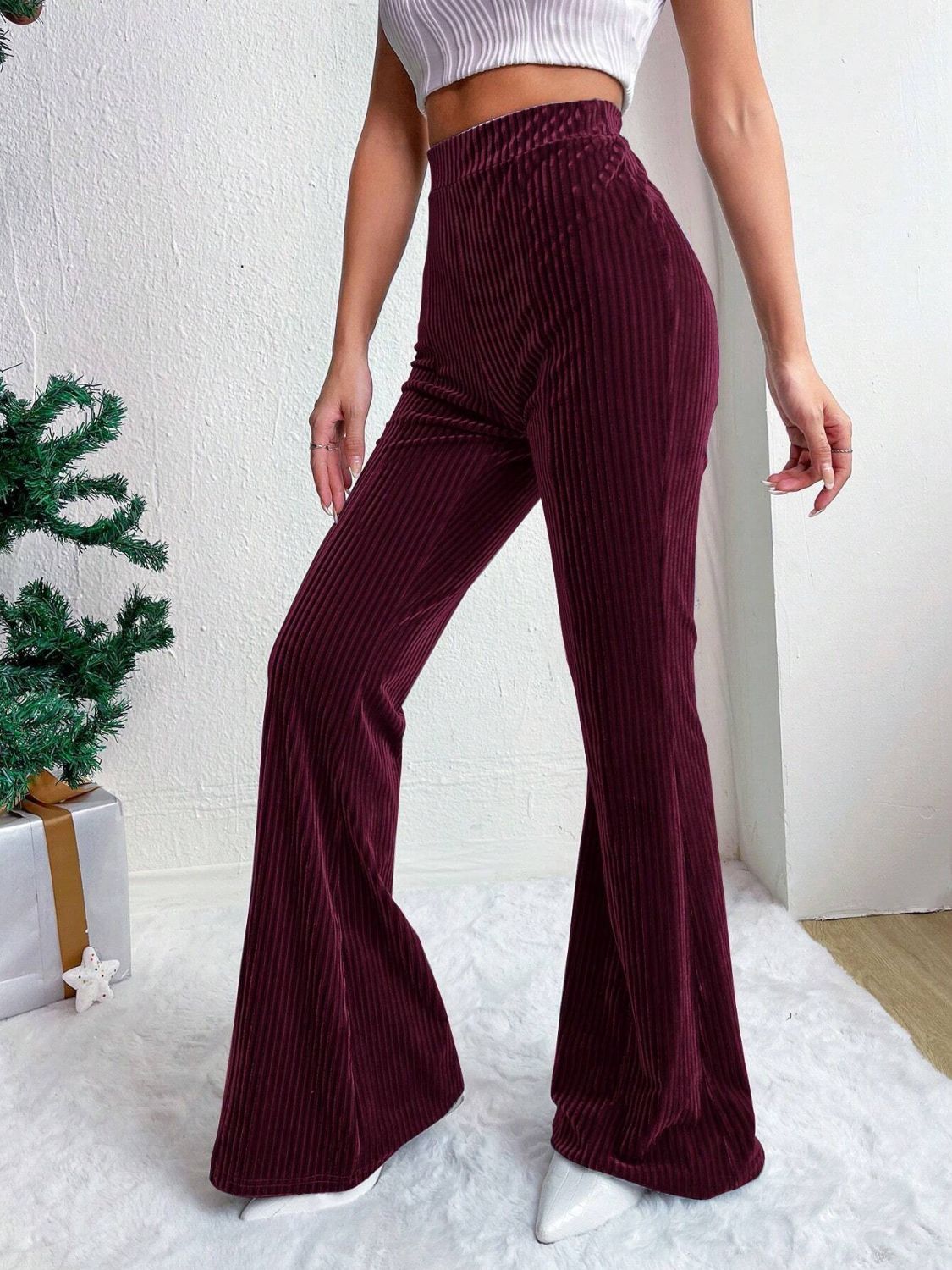 High Waist Flare Pants - Flip Flop Dynasty
