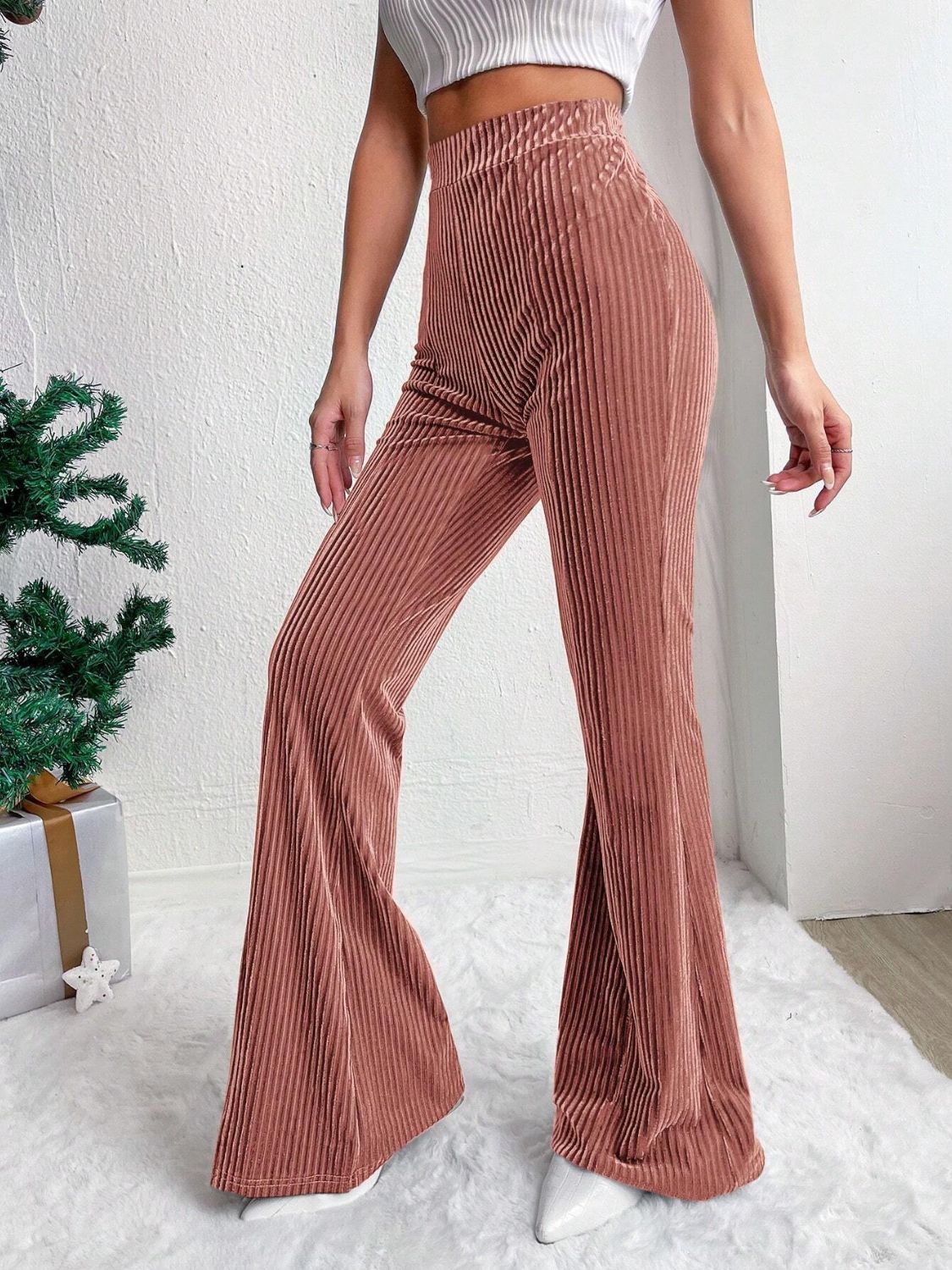 High Waist Flare Pants - Flip Flop Dynasty