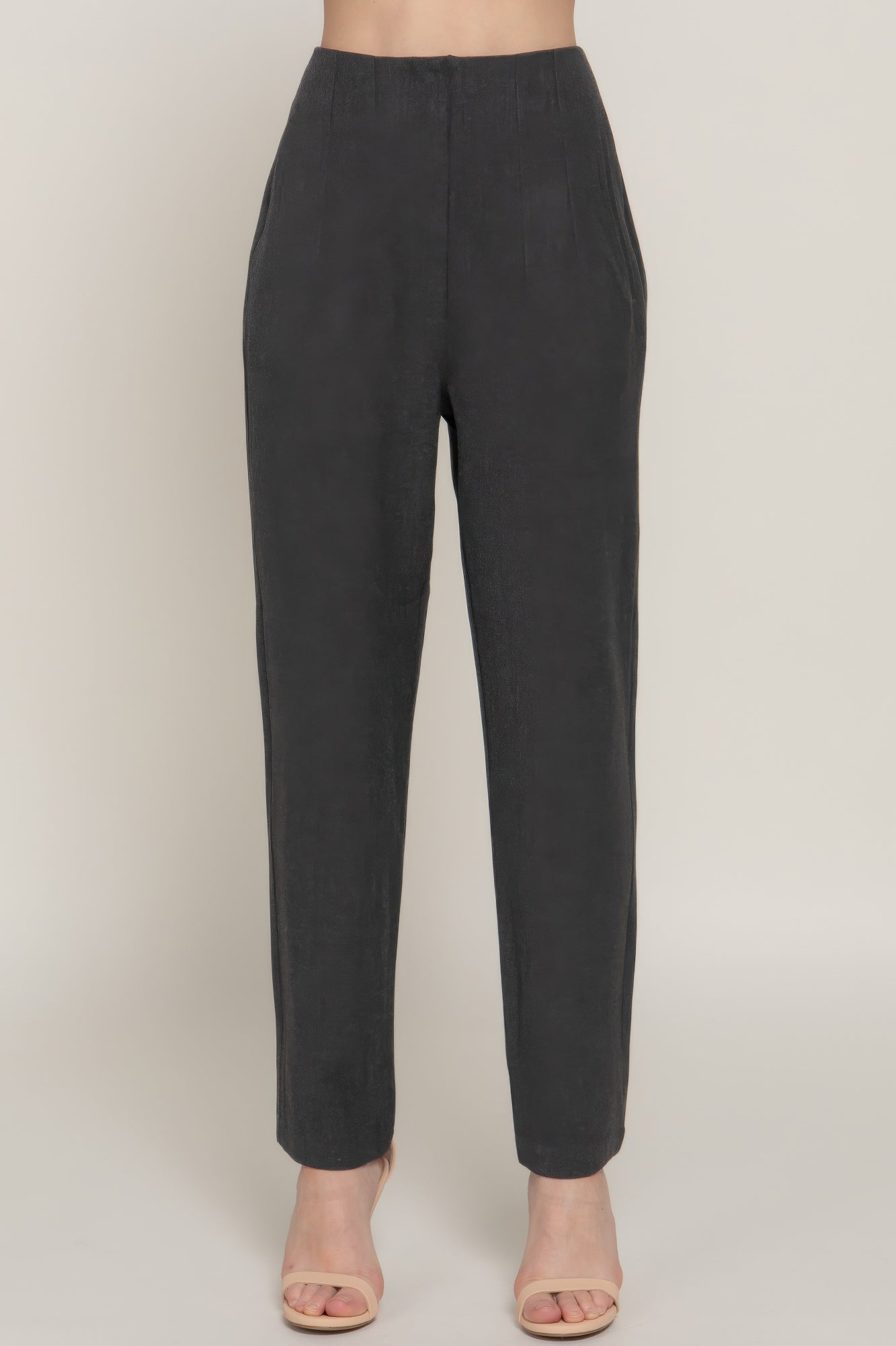 High Waist Pintuck Detail Long Pants - Flip Flop Dynasty