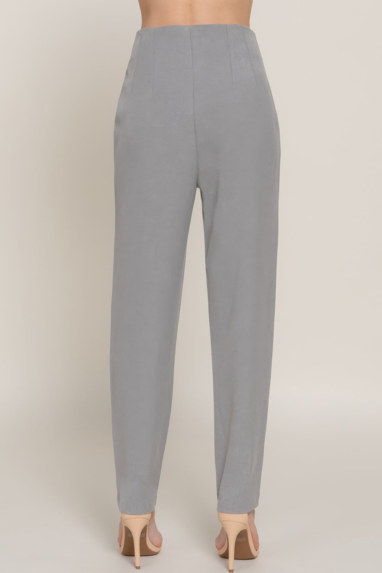High Waist Pintuck Detail Long Pants - Flip Flop Dynasty