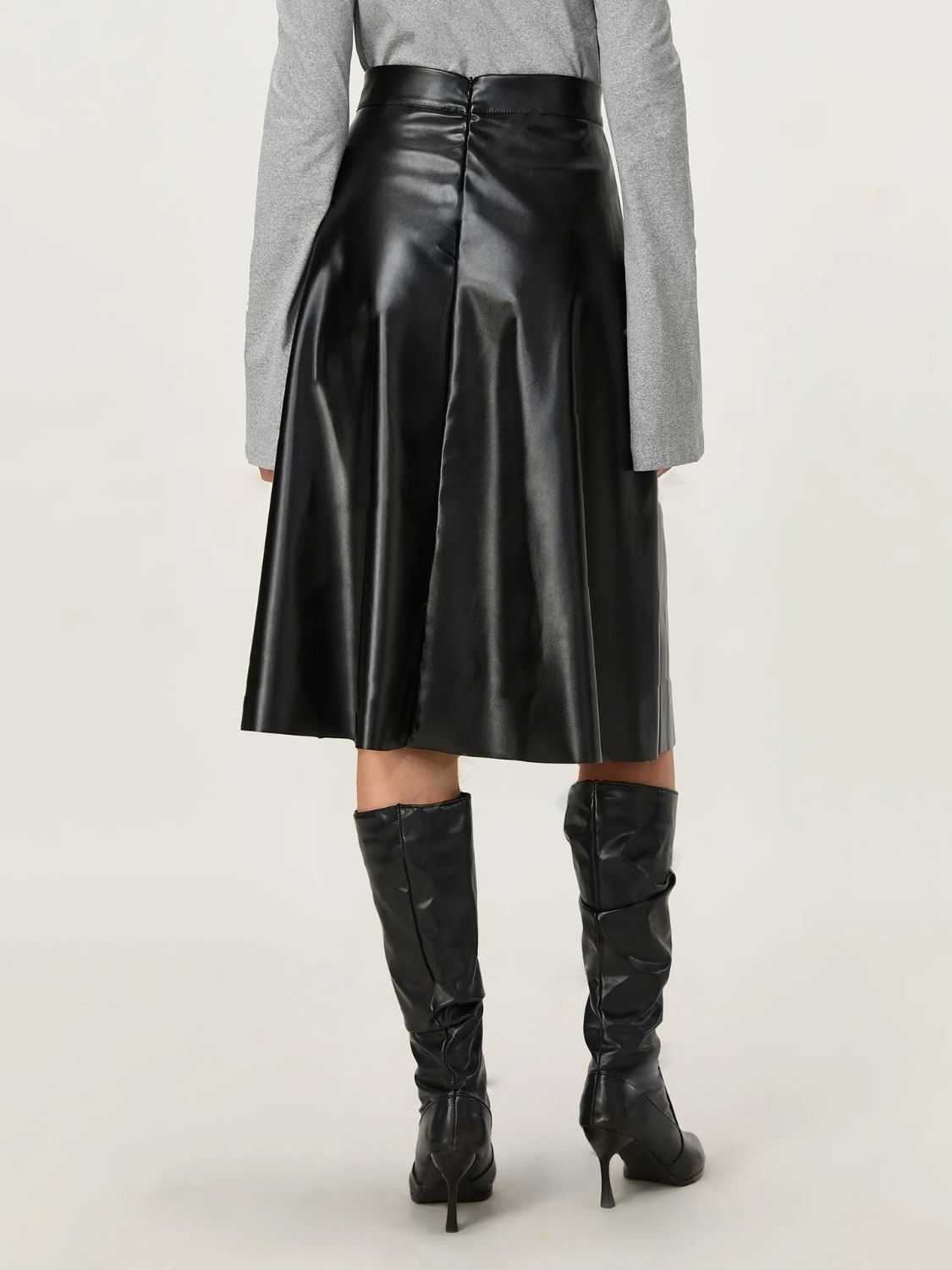 High Waist Skirt with Zipper - Flip Flop Dynasty