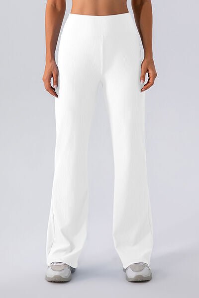 High Waist Straight Active Pants - Flip Flop Dynasty