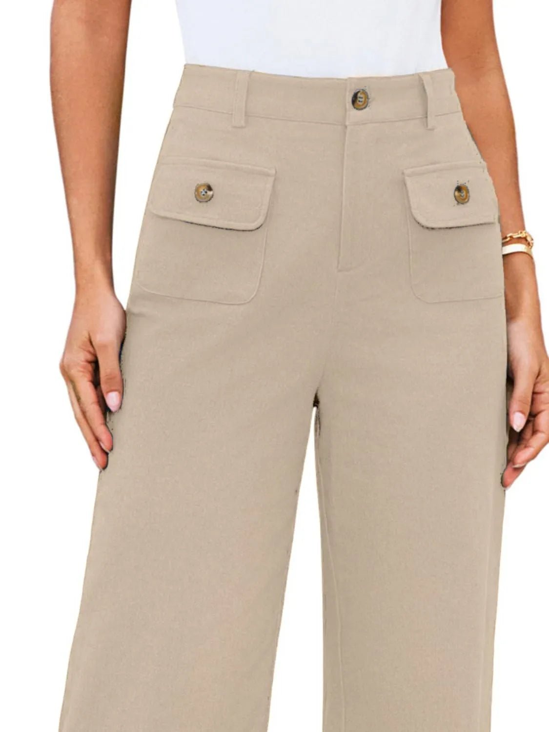 High Waist Wide Leg Pants - Flip Flop Dynasty