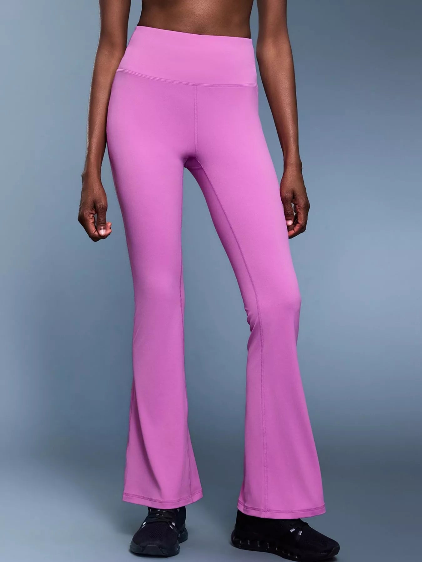 High - Waisted Flare Active Pants - Flip Flop Dynasty