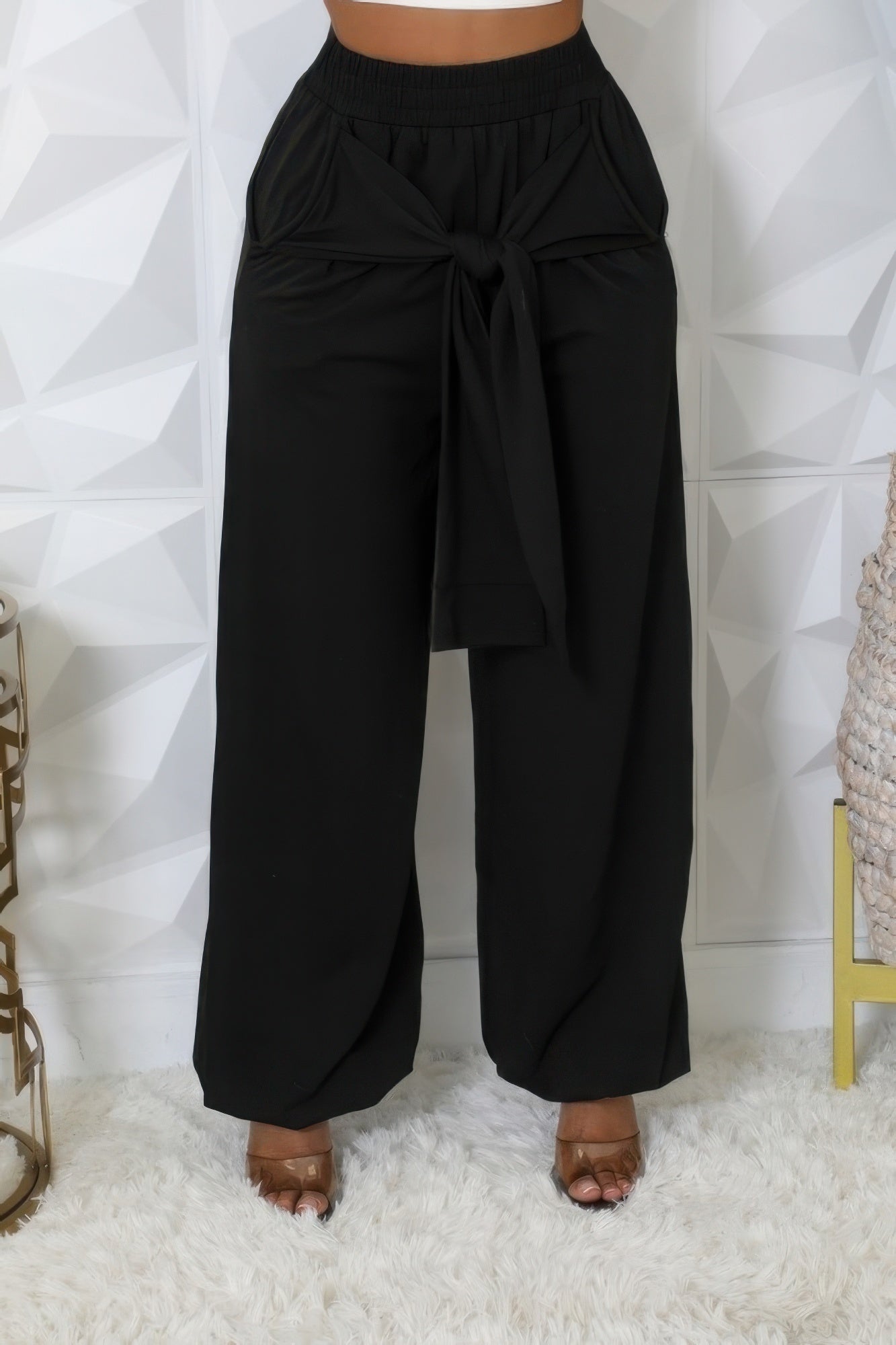 High - waisted Stretch Pants - Flip Flop Dynasty