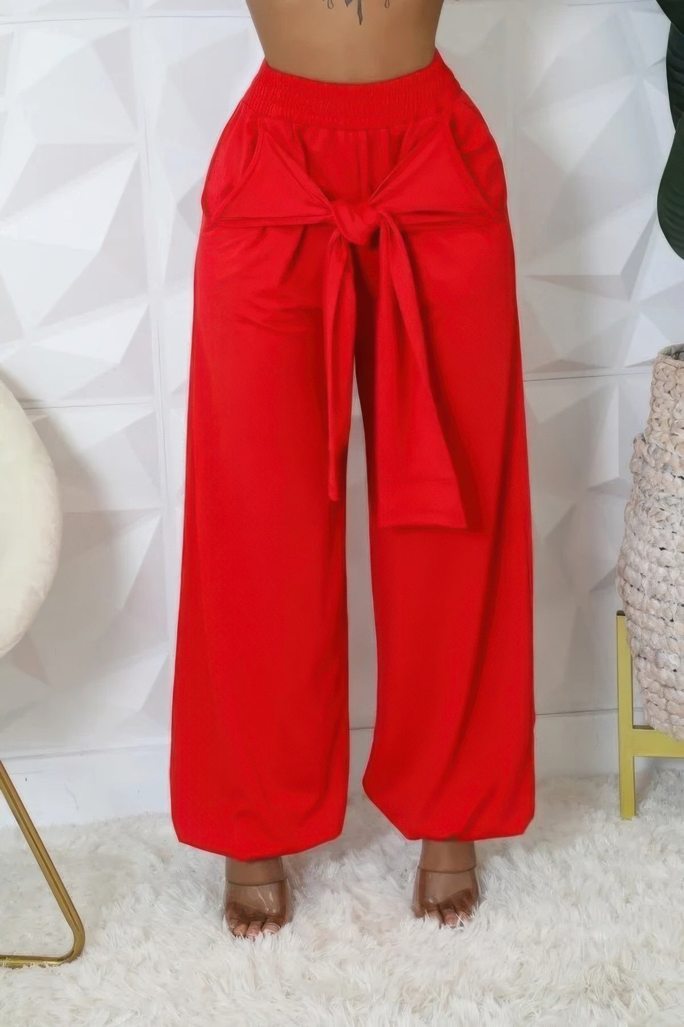 High - waisted Stretch Pants - Flip Flop Dynasty
