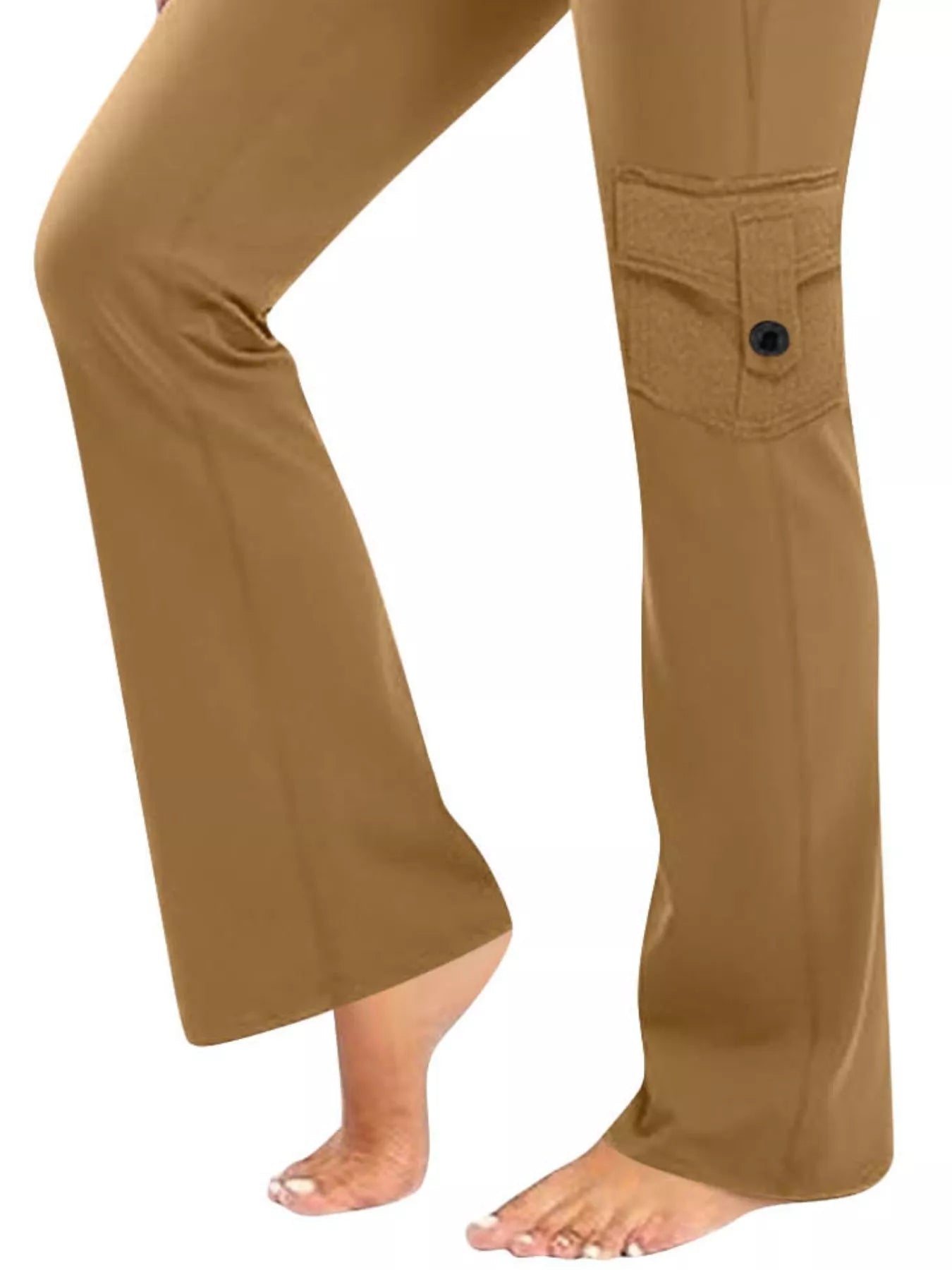 High - Waisted Yoga Pants with Pockets - Flip Flop Dynasty