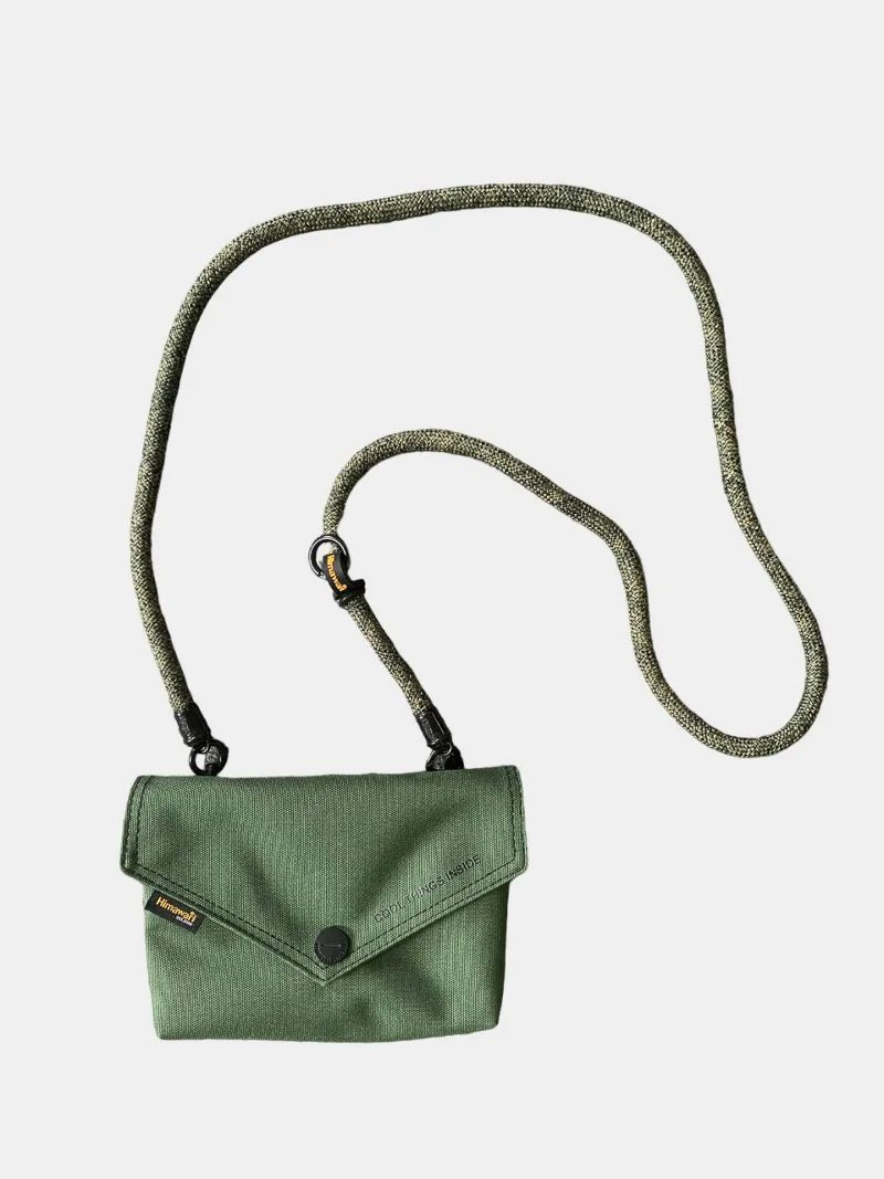 Himawari Solid Color Envelope Shape Crossbody Bag with Removable Strap - Flip Flop Dynasty