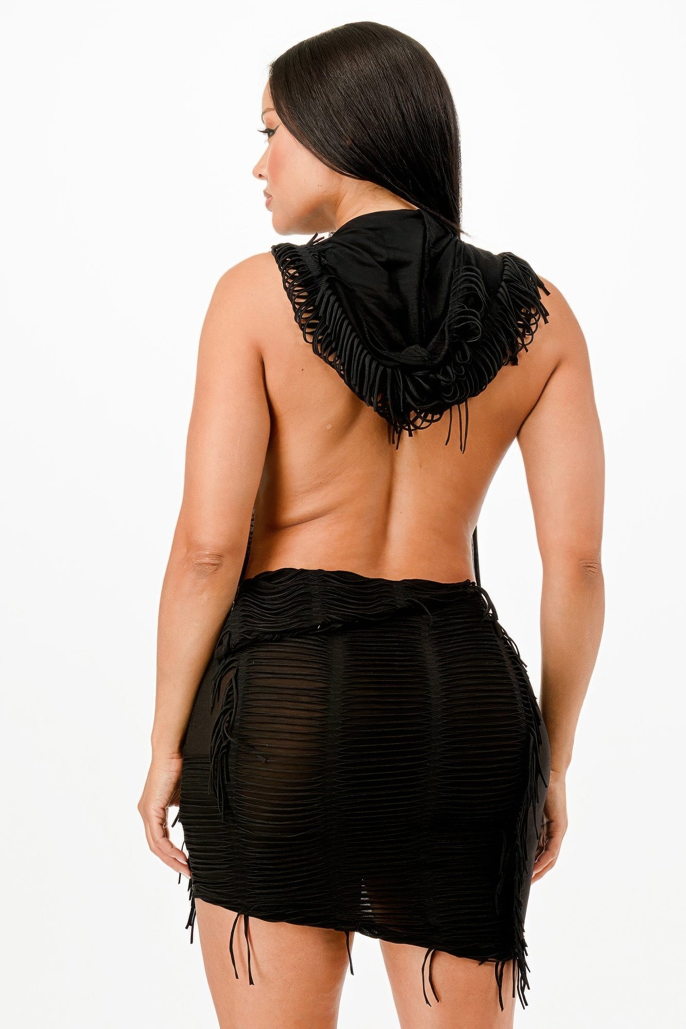 Hooded Bodycon Short Dress - Flip Flop Dynasty