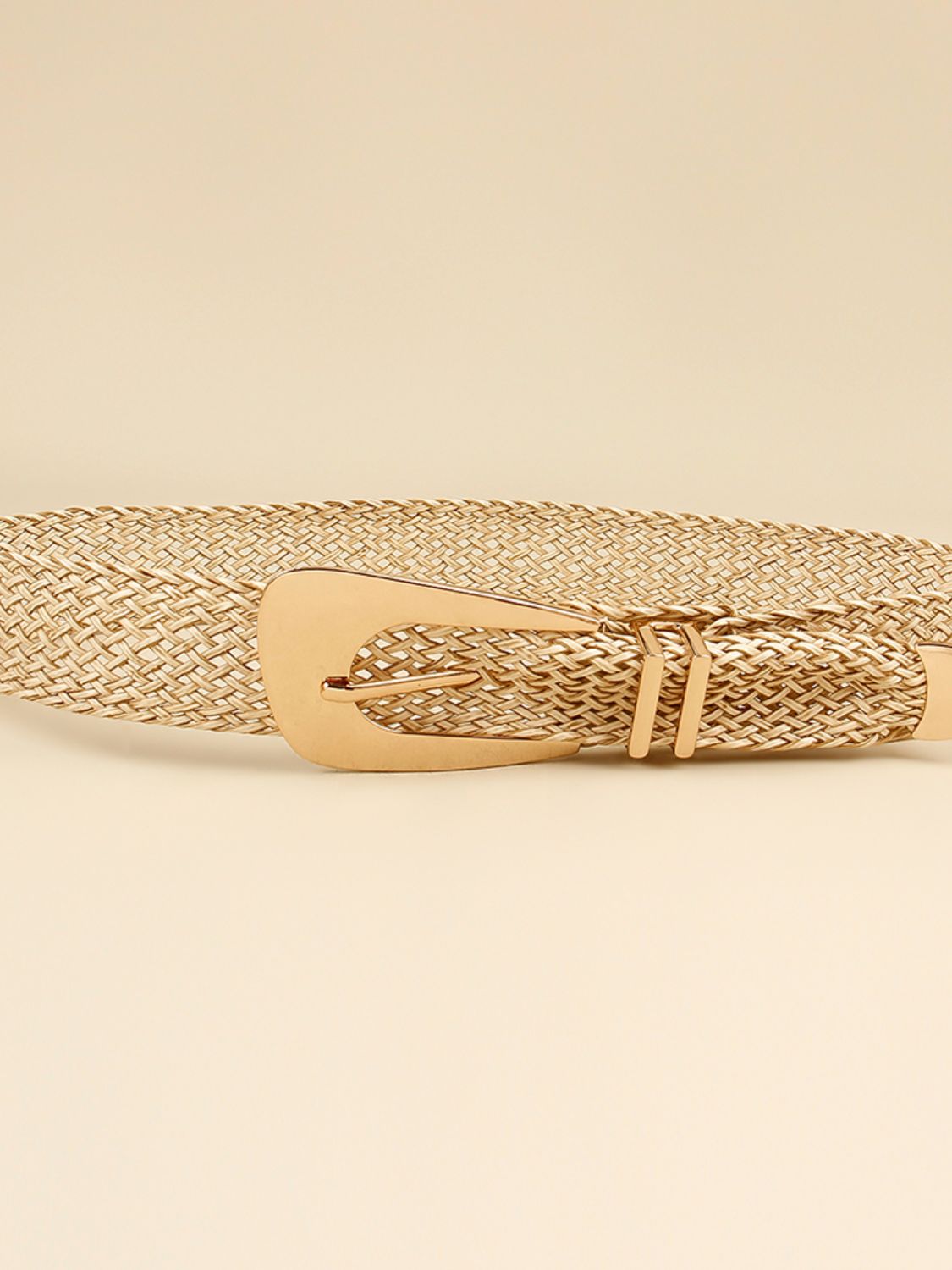 Irregular Buckle Braid Belt - Flip Flop Dynasty