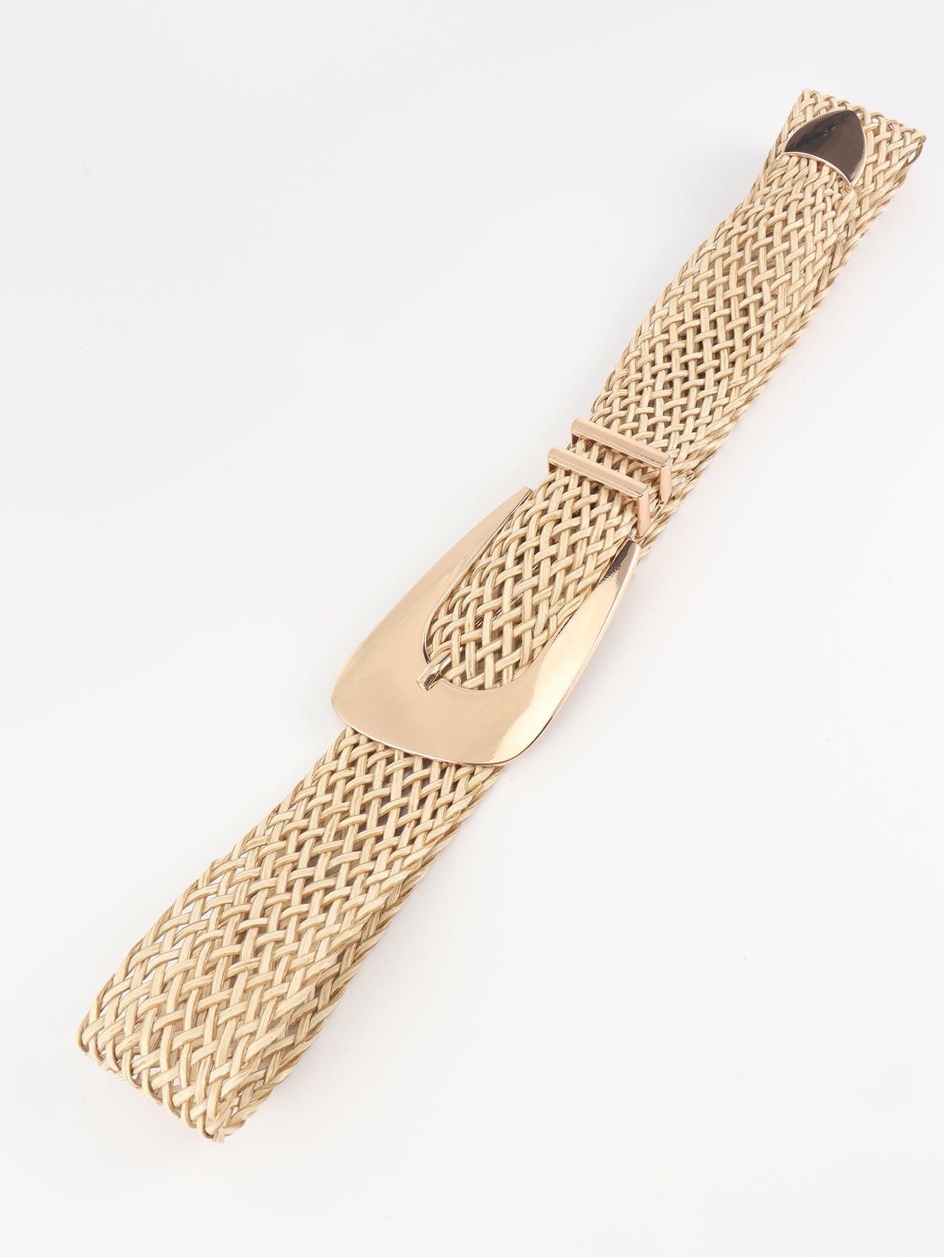 Irregular Buckle Braid Belt - Flip Flop Dynasty