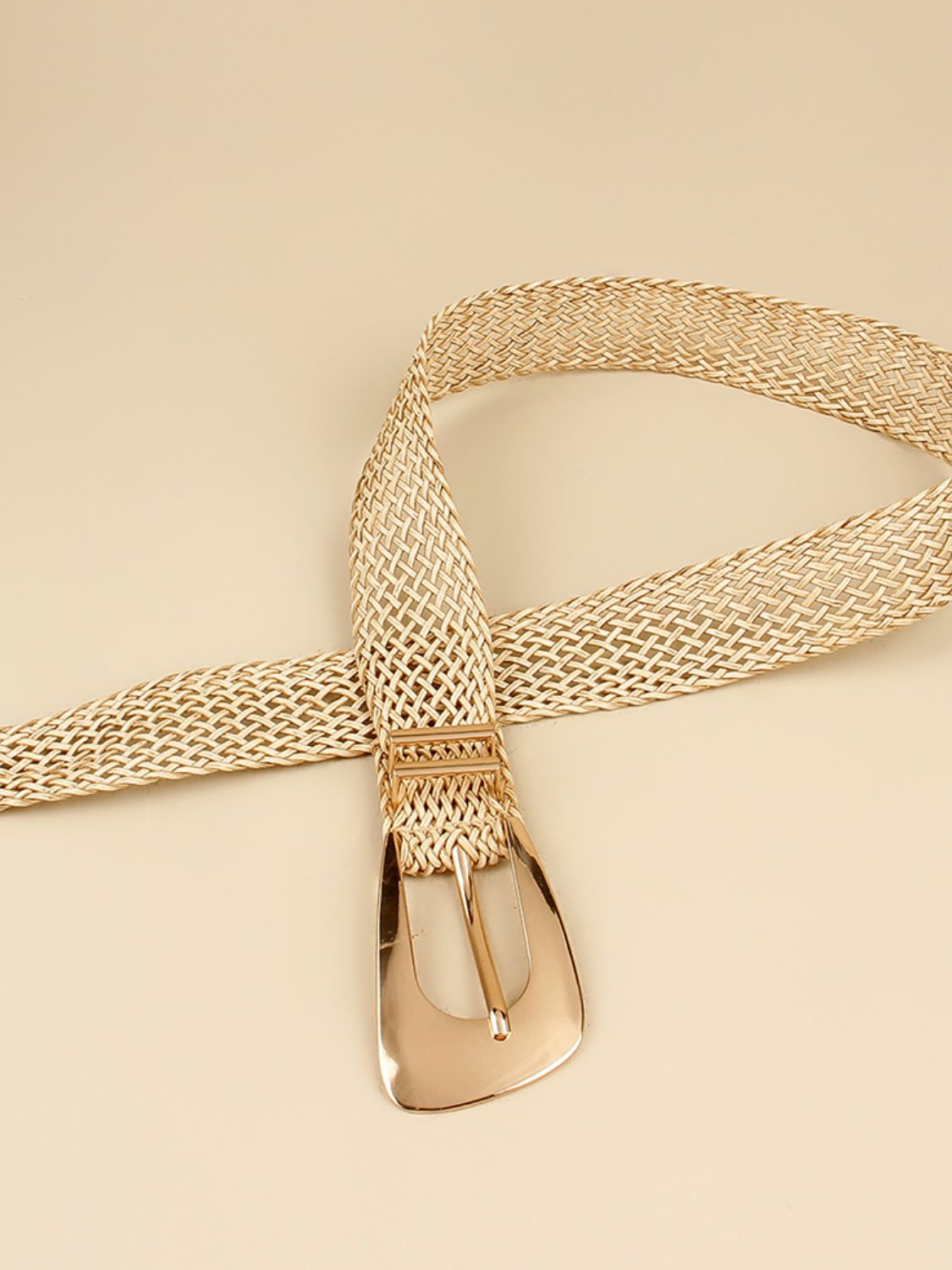 Irregular Buckle Braid Belt - Flip Flop Dynasty