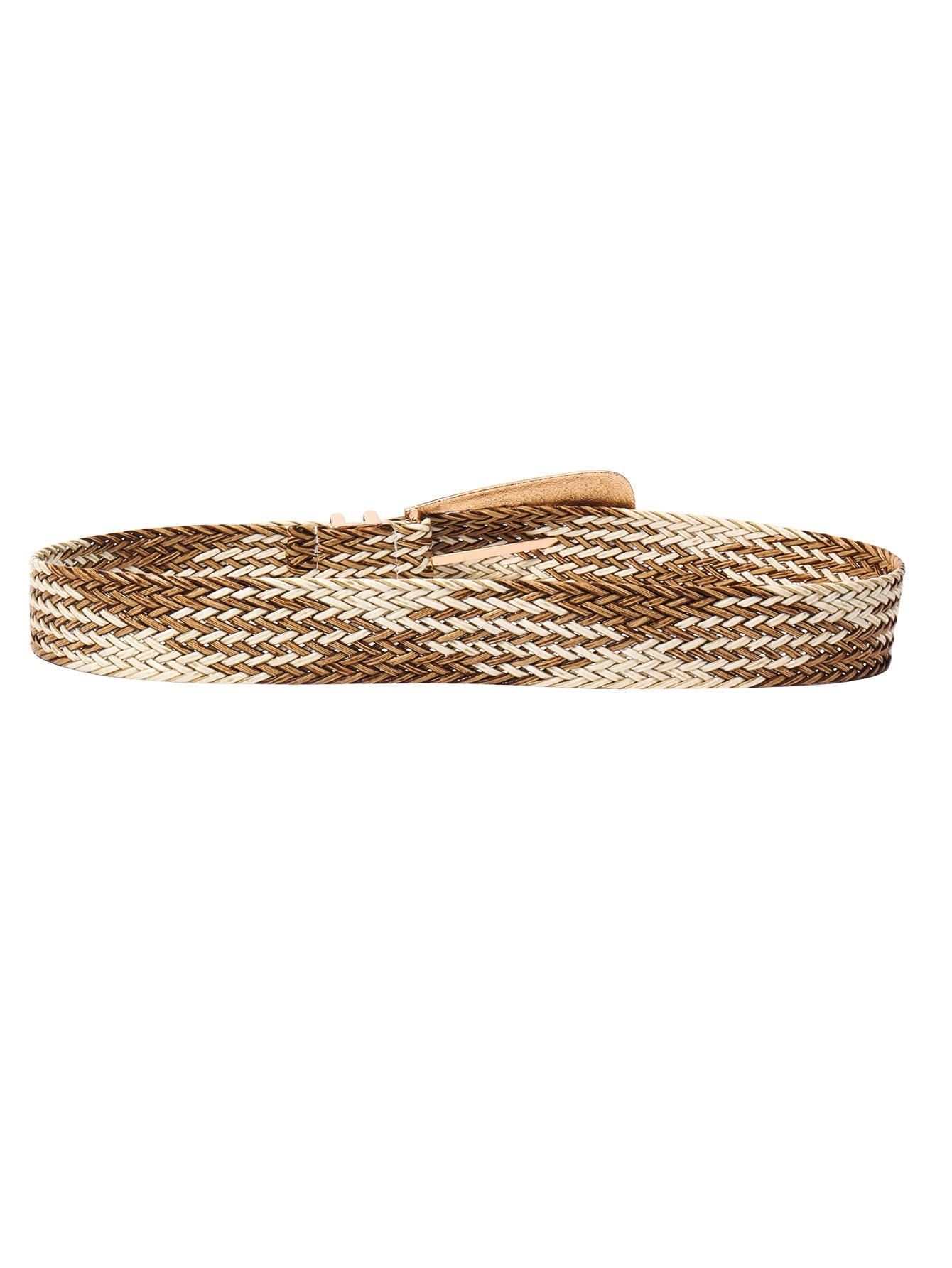Irregular Buckle Braid Belt - Flip Flop Dynasty
