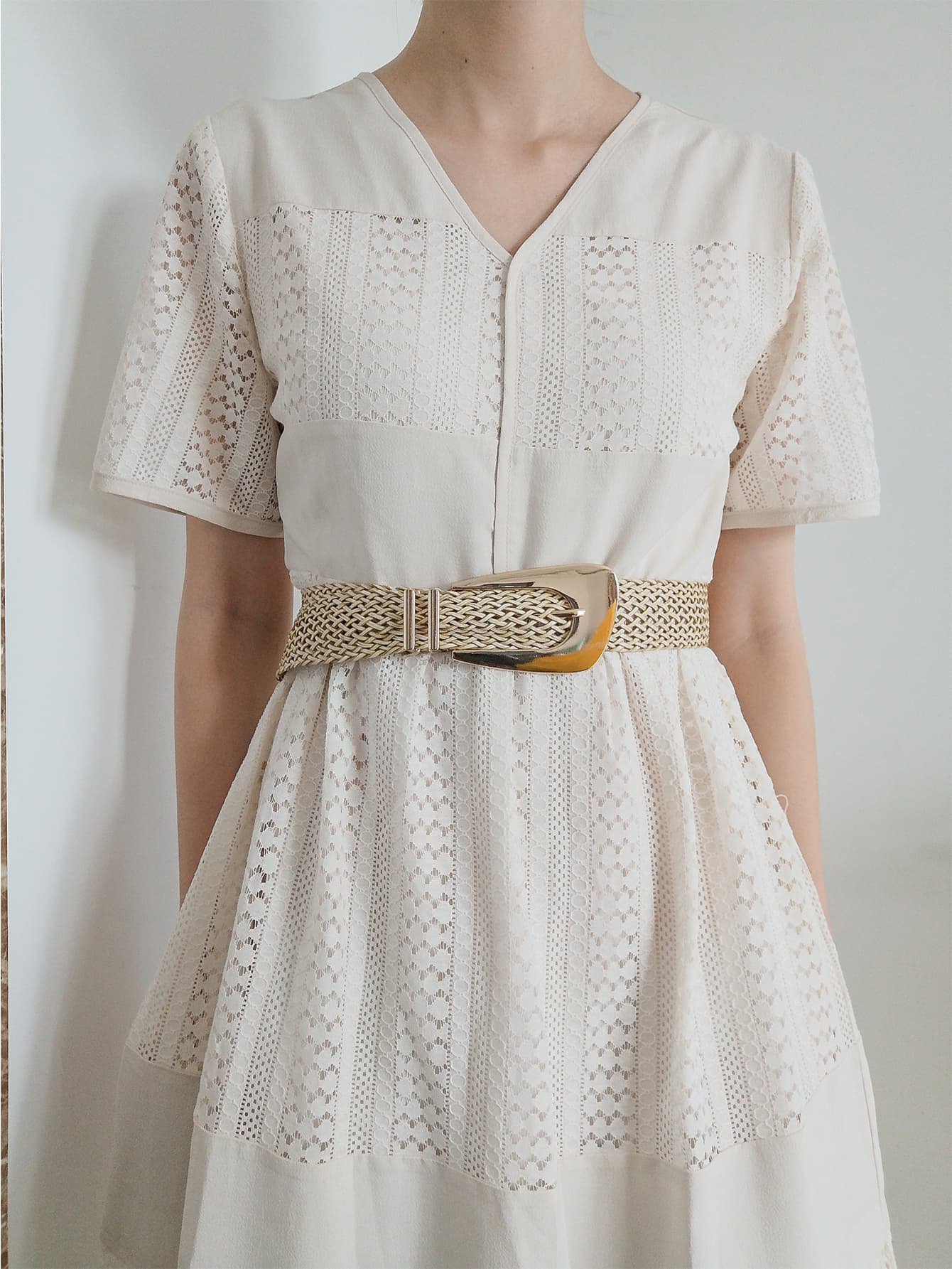 Irregular Buckle Braid Belt - Flip Flop Dynasty