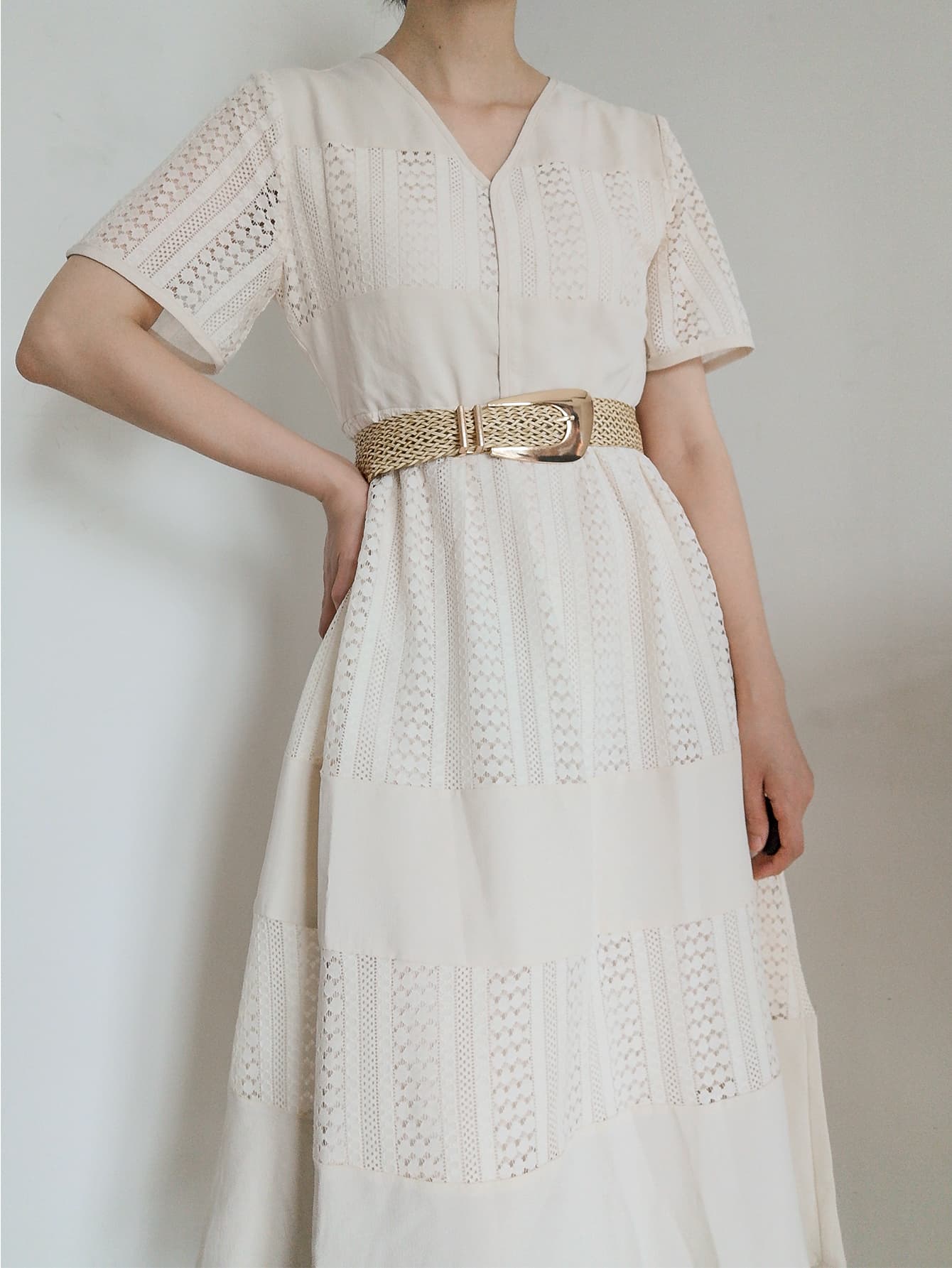 Irregular Buckle Braid Belt - Flip Flop Dynasty
