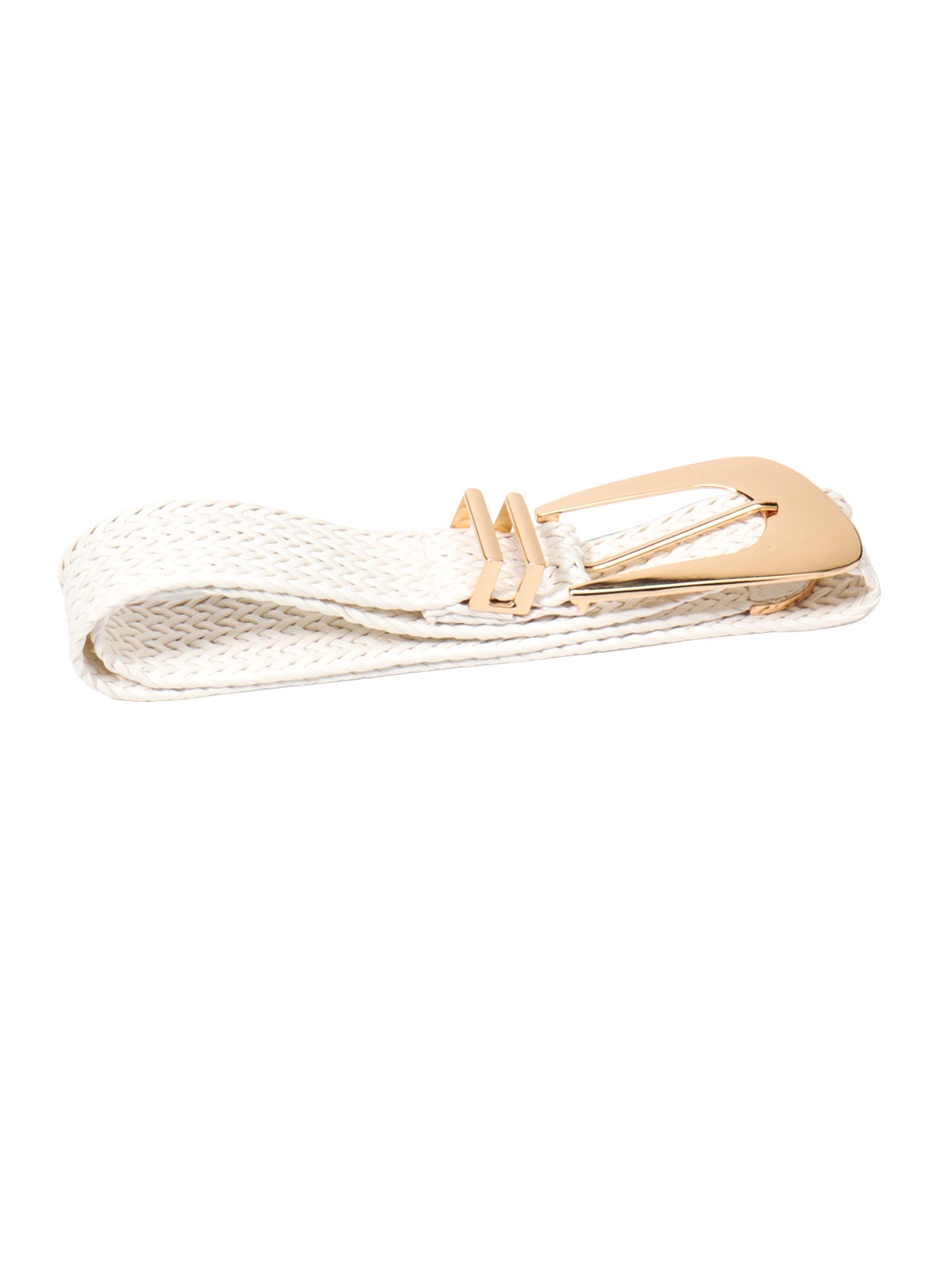 Irregular Buckle Braid Belt - Flip Flop Dynasty