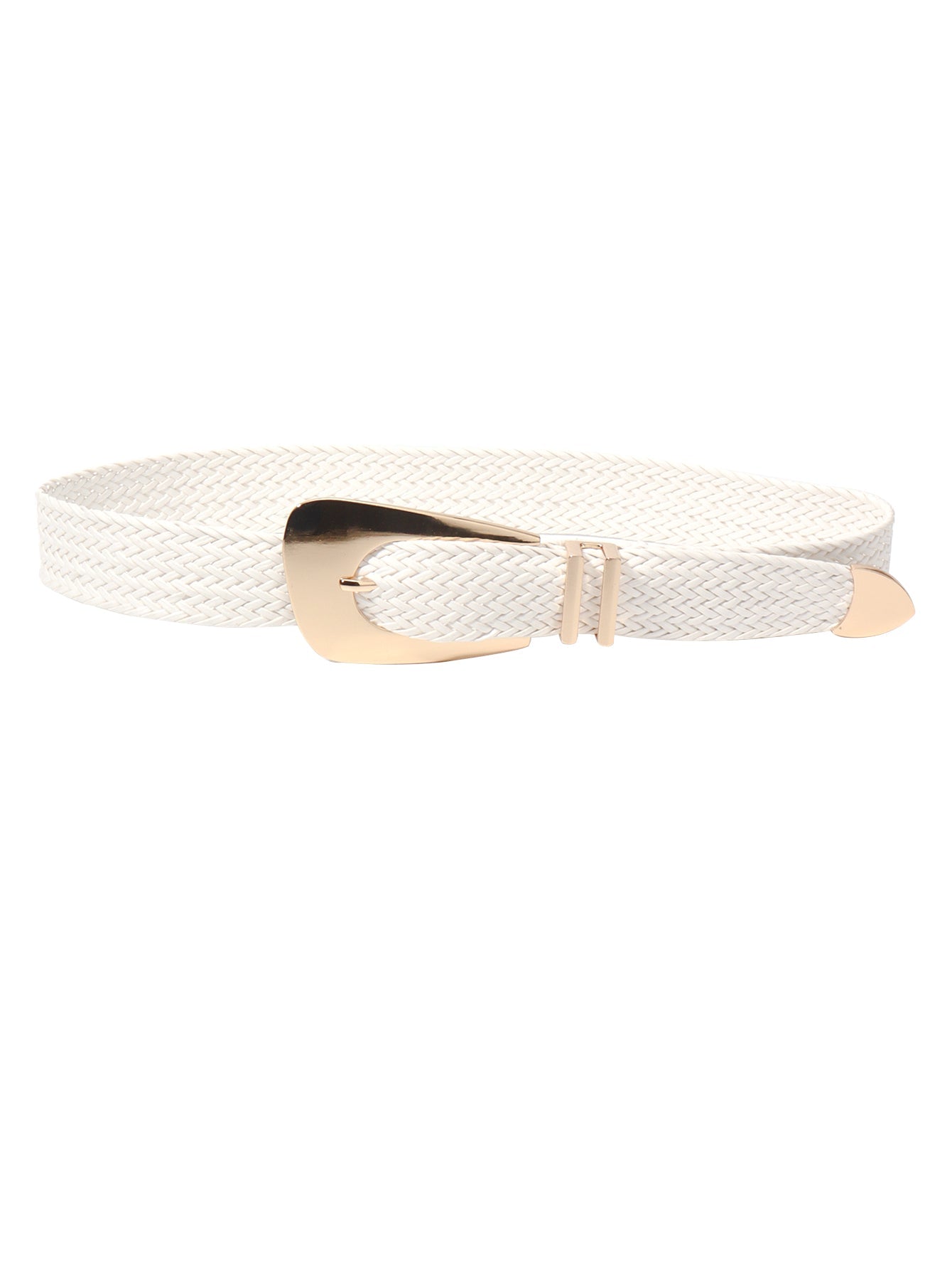 Irregular Buckle Braid Belt - Flip Flop Dynasty