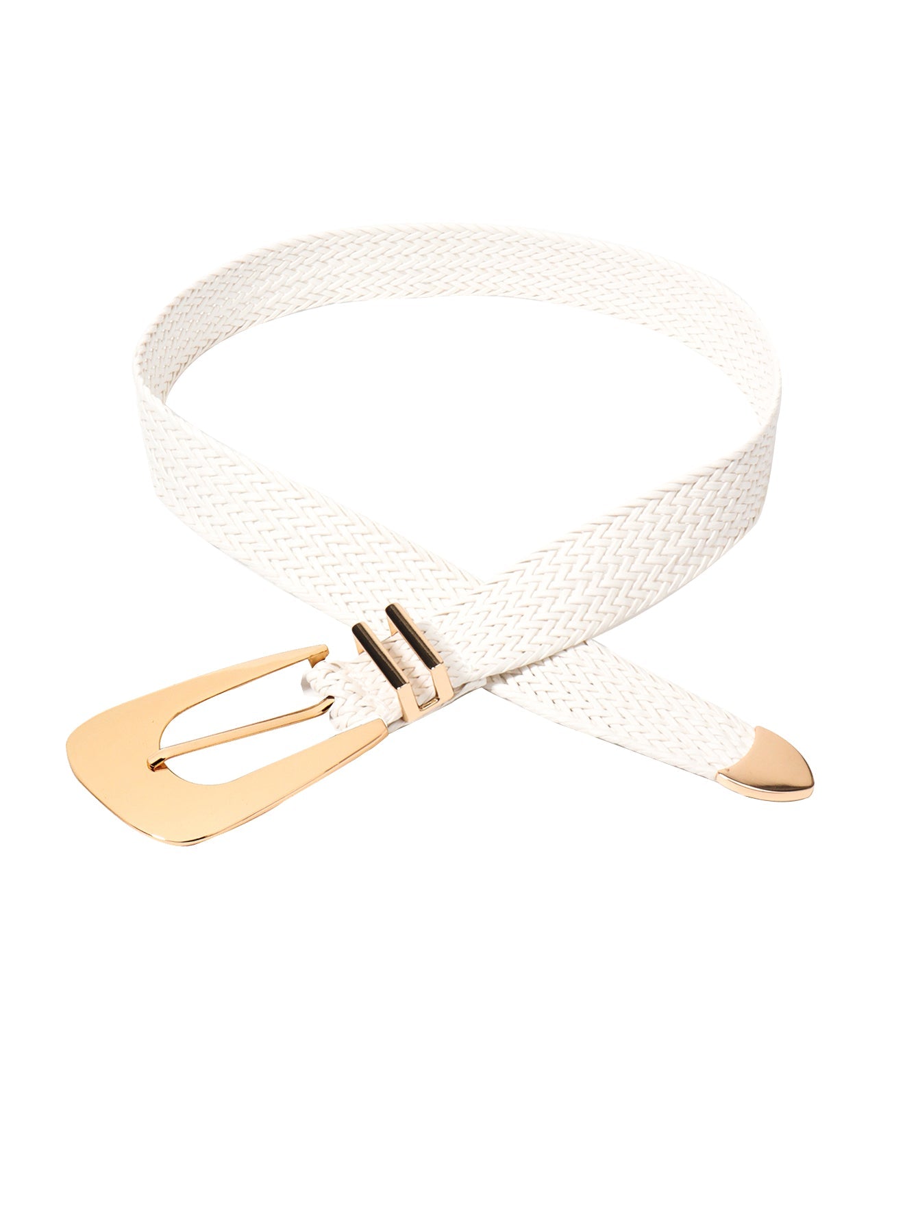 Irregular Buckle Braid Belt - Flip Flop Dynasty