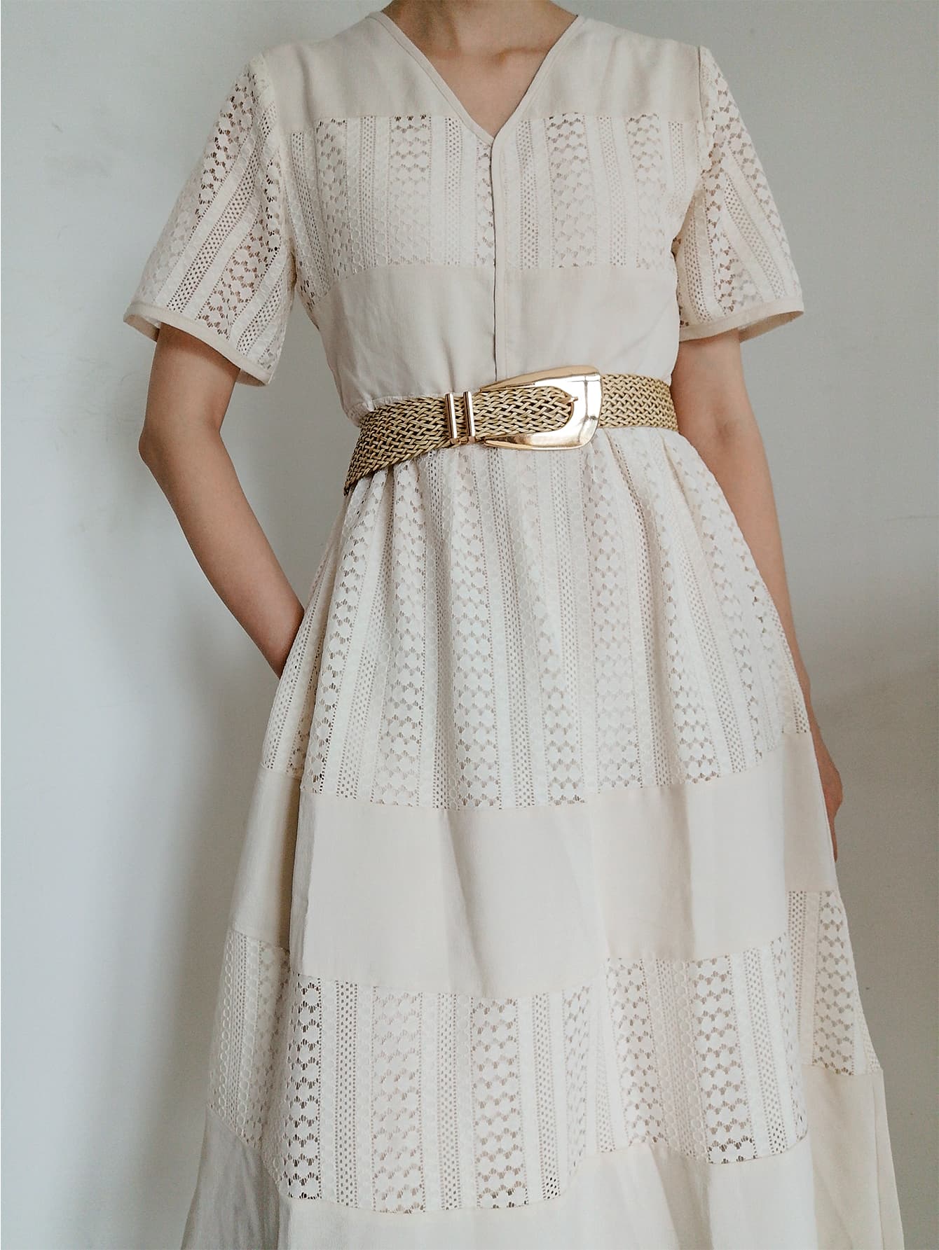 Irregular Buckle Braid Belt - Flip Flop Dynasty