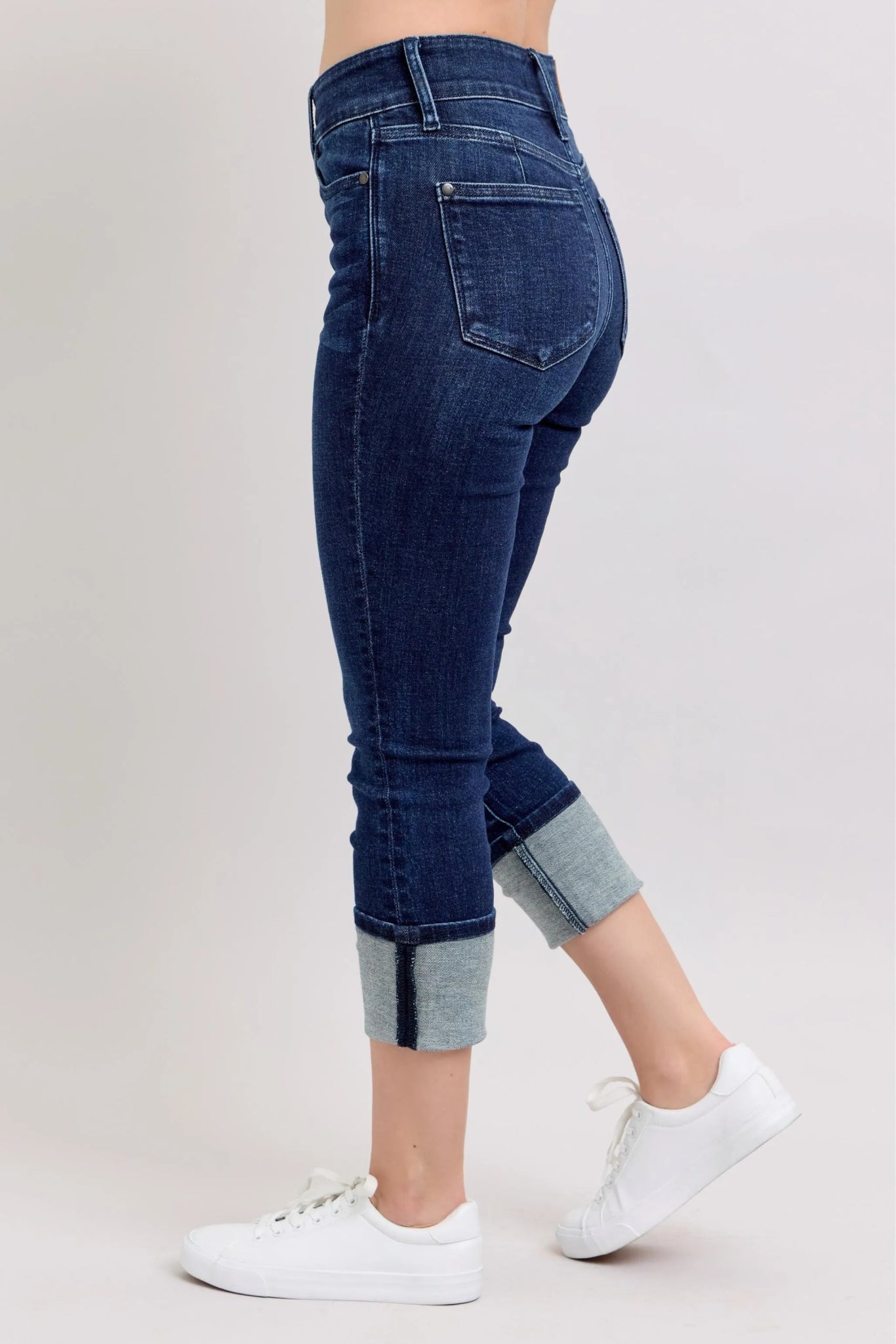 Judy Blue High - Waist Double Waist Band Skinny Jeans - Flip Flop Dynasty