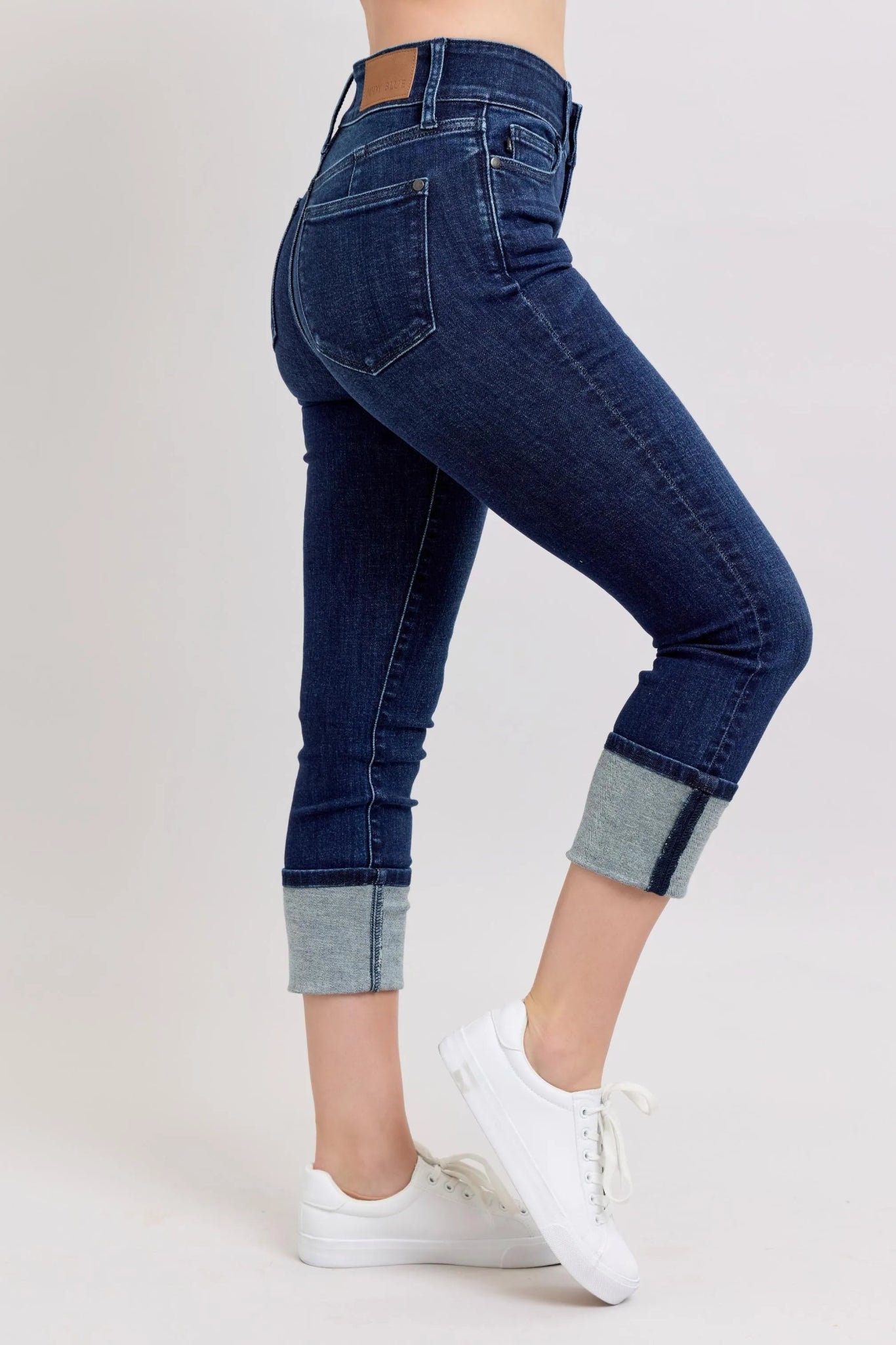 Judy Blue High - Waist Double Waist Band Skinny Jeans - Flip Flop Dynasty
