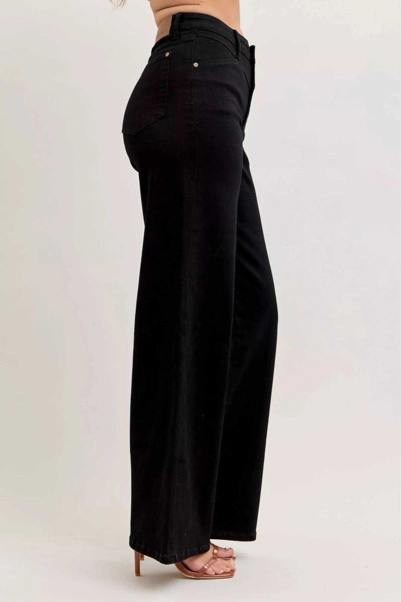 Judy Blue High - Waisted Wide Leg Jeans - Flip Flop Dynasty
