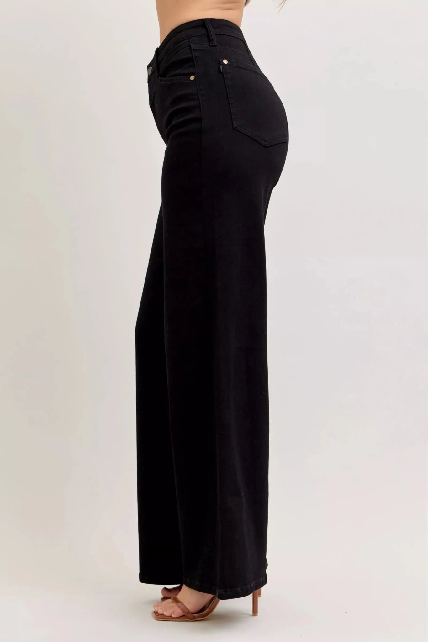 Judy Blue High - Waisted Wide Leg Jeans - Flip Flop Dynasty