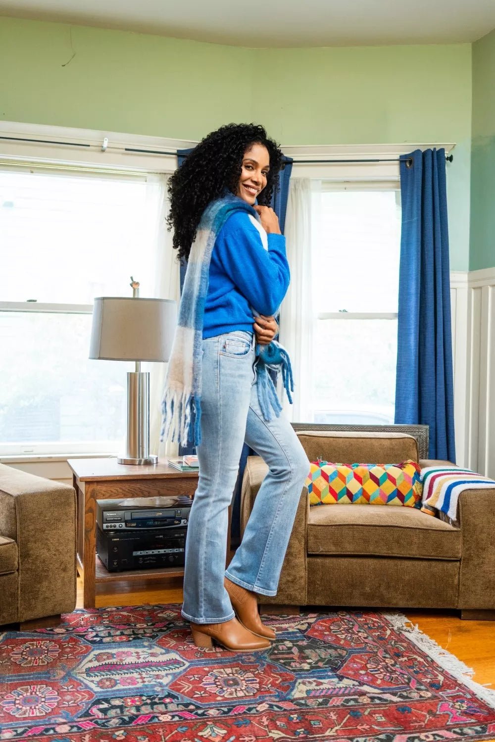 Judy Blue Mid Rise Thermal Bootcut Jeans - Flip Flop Dynasty