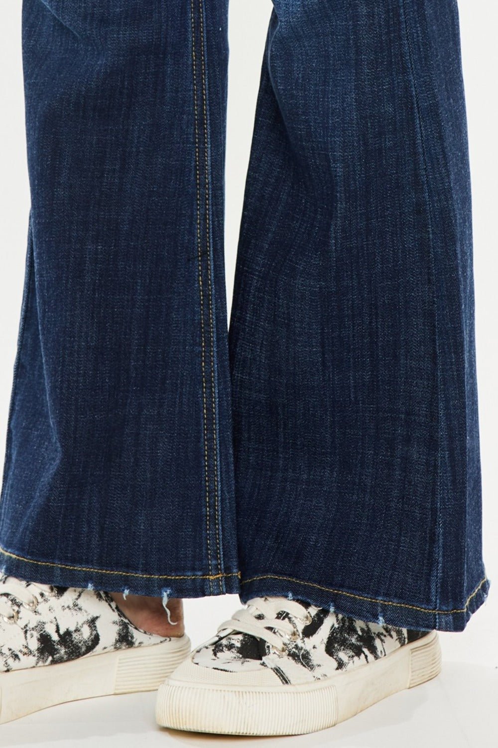 Kancan Full Size Mid Rise Flare Jeans - Flip Flop Dynasty