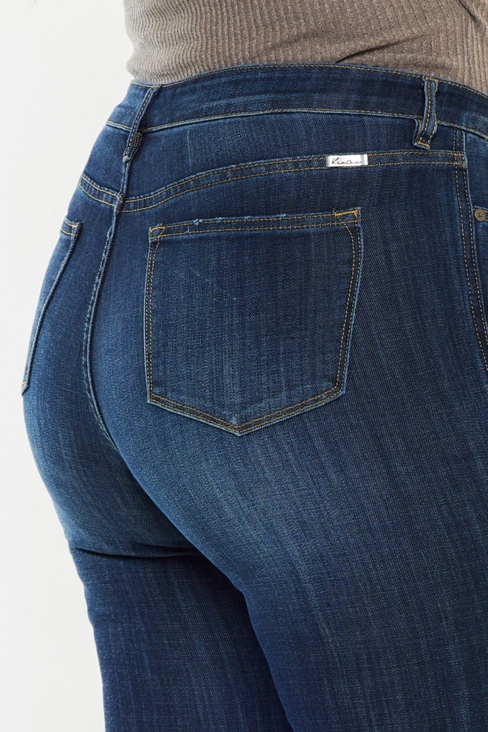 Kancan Full Size Mid Rise Flare Jeans - Flip Flop Dynasty