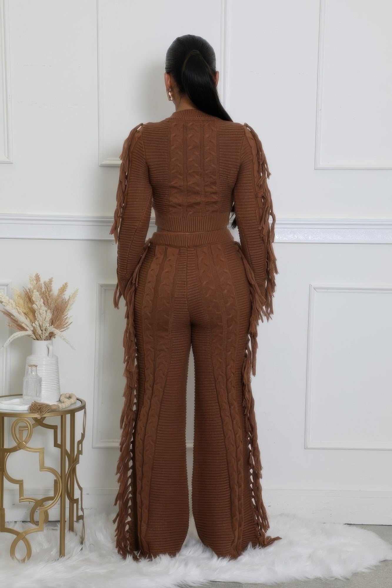 Knitted Stretch Pant Set - Flip Flop Dynasty
