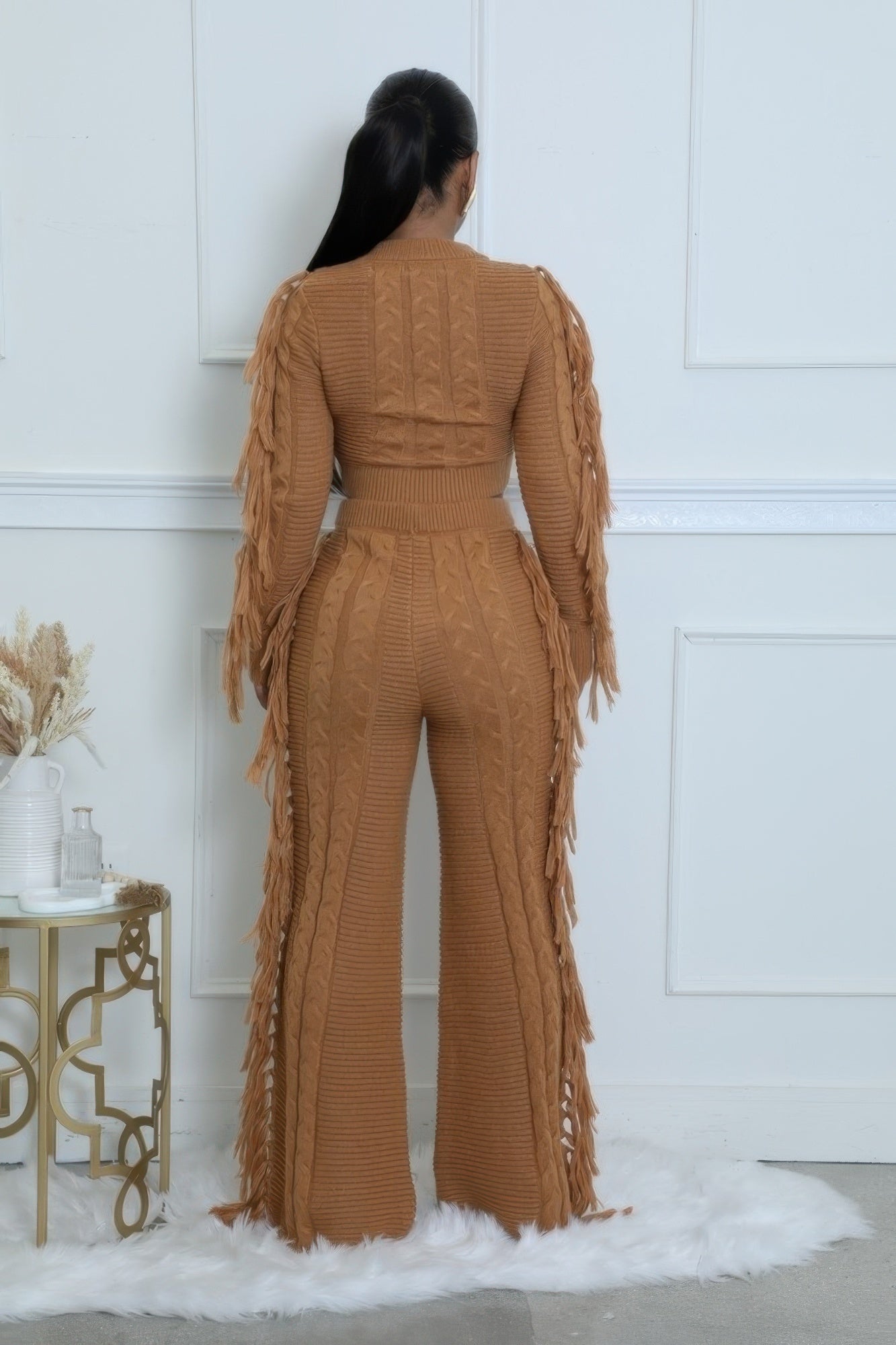 Knitted Stretch Pant Set - Flip Flop Dynasty