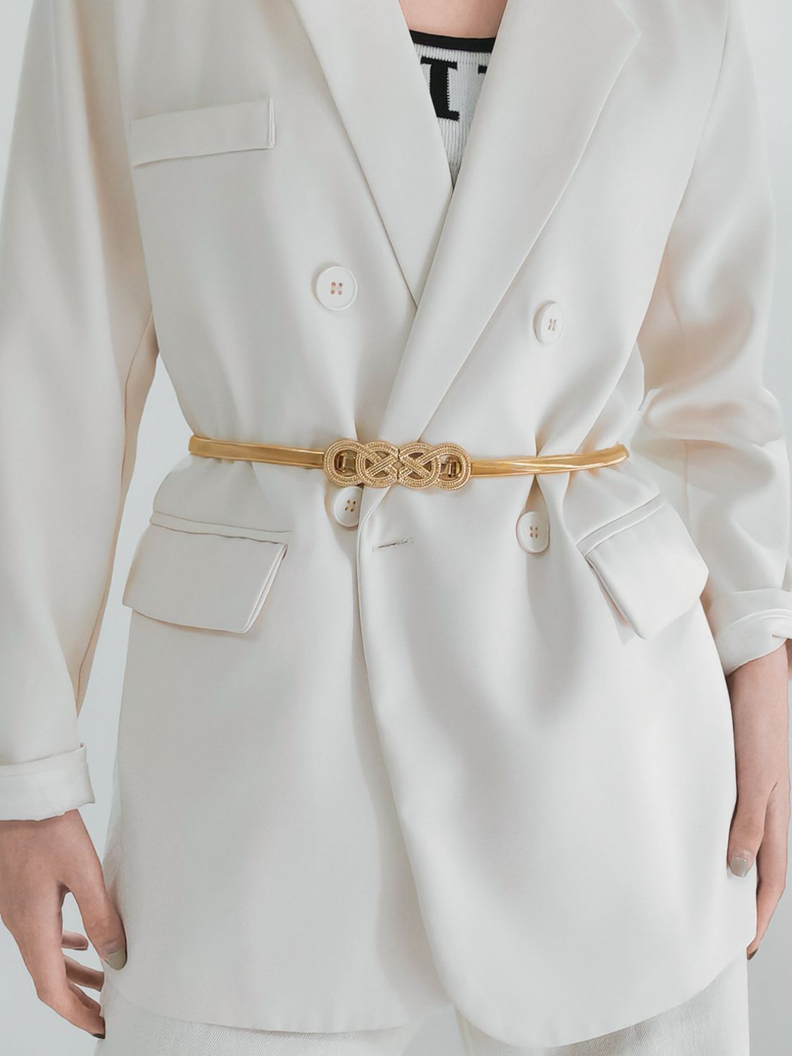 Knot Buckle Metal Belt - Flip Flop Dynasty