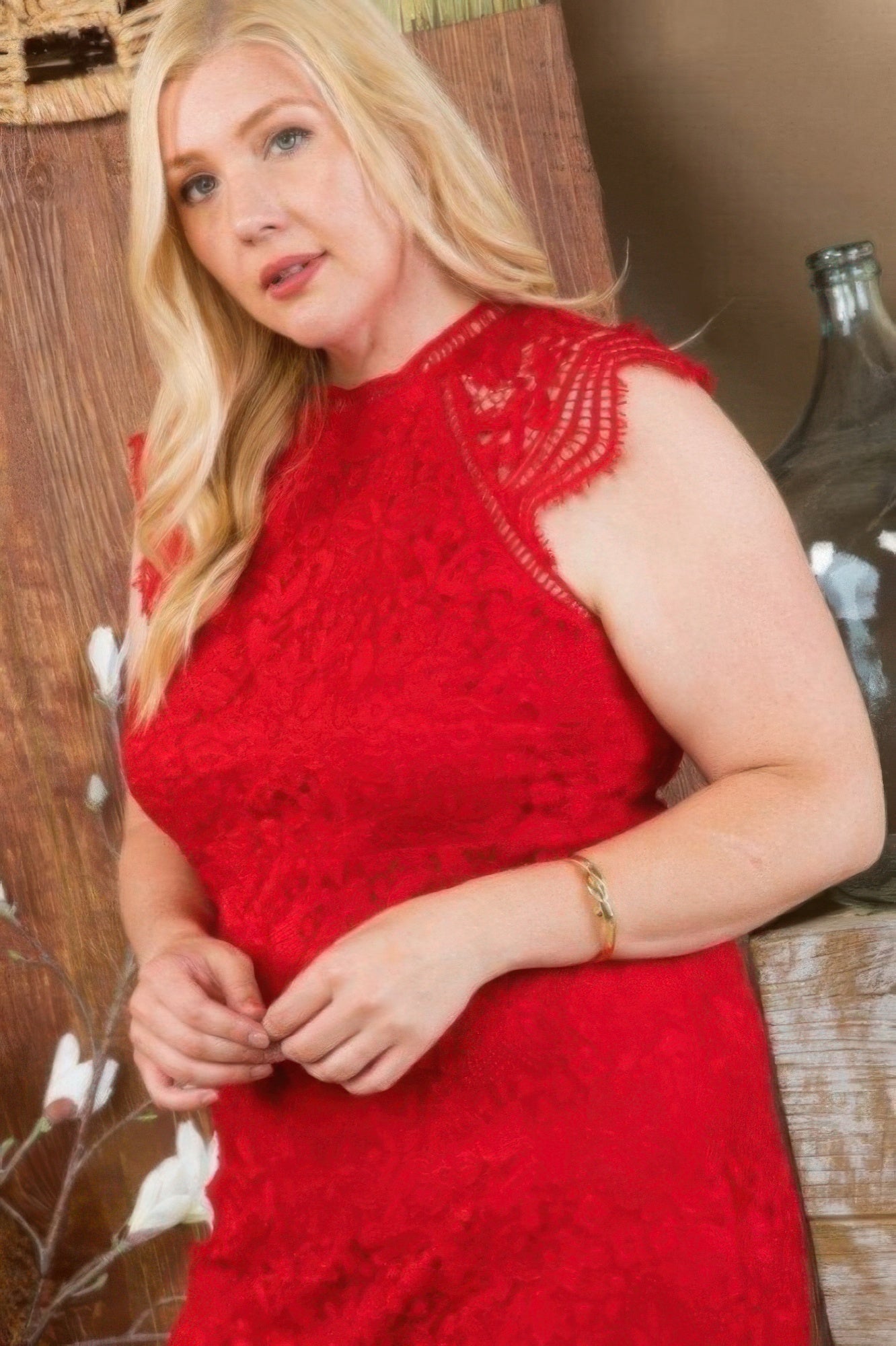 Lace Crochet Mini Raglan Dress With Zipper Back - Flip Flop Dynasty