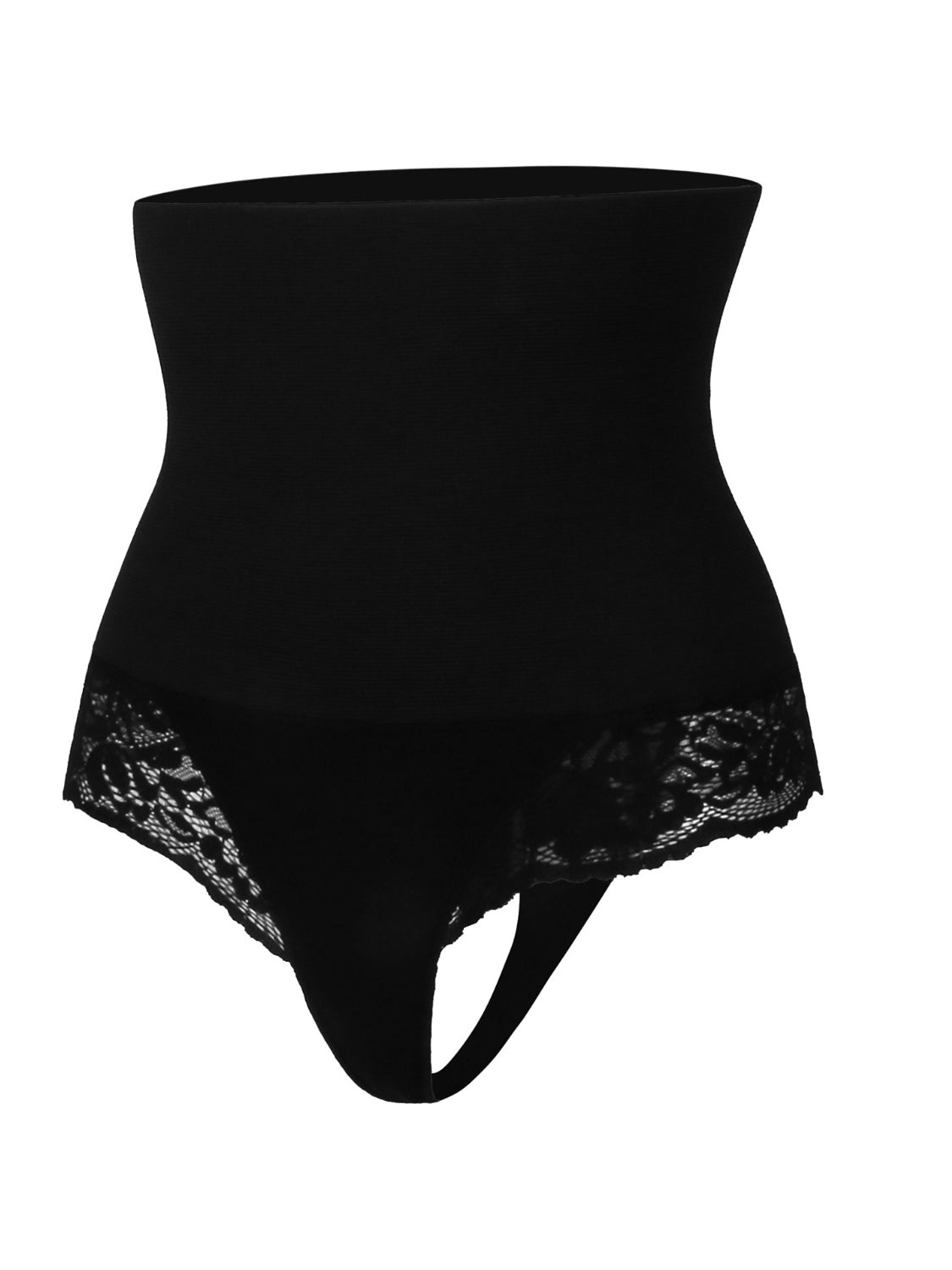 Lace Detail High Waist Shaping Panty - Flip Flop Dynasty