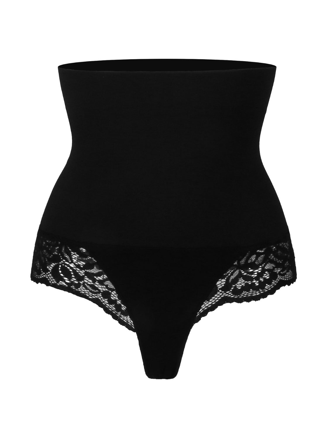 Lace Detail High Waist Shaping Panty - Flip Flop Dynasty