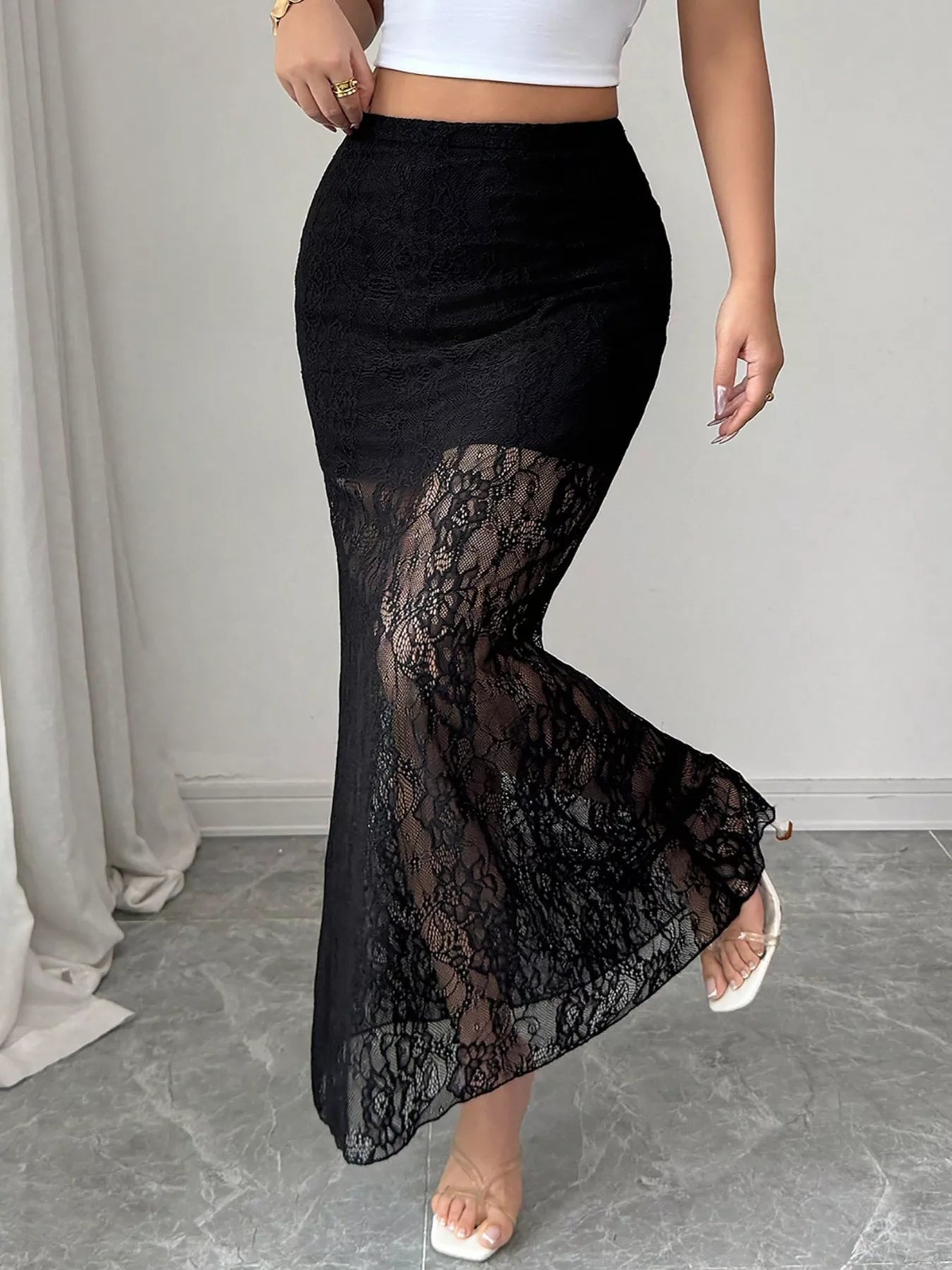 Lace Maxi Skirt - Flip Flop Dynasty