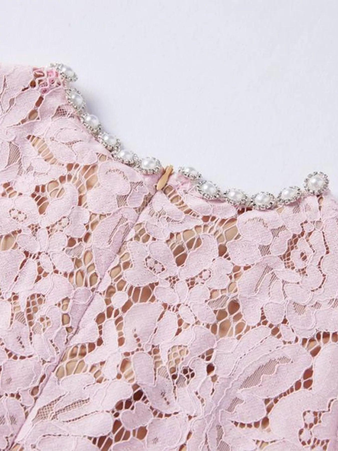 Lace Short Sleeve Mermaid Dress - Flip Flop Dynasty