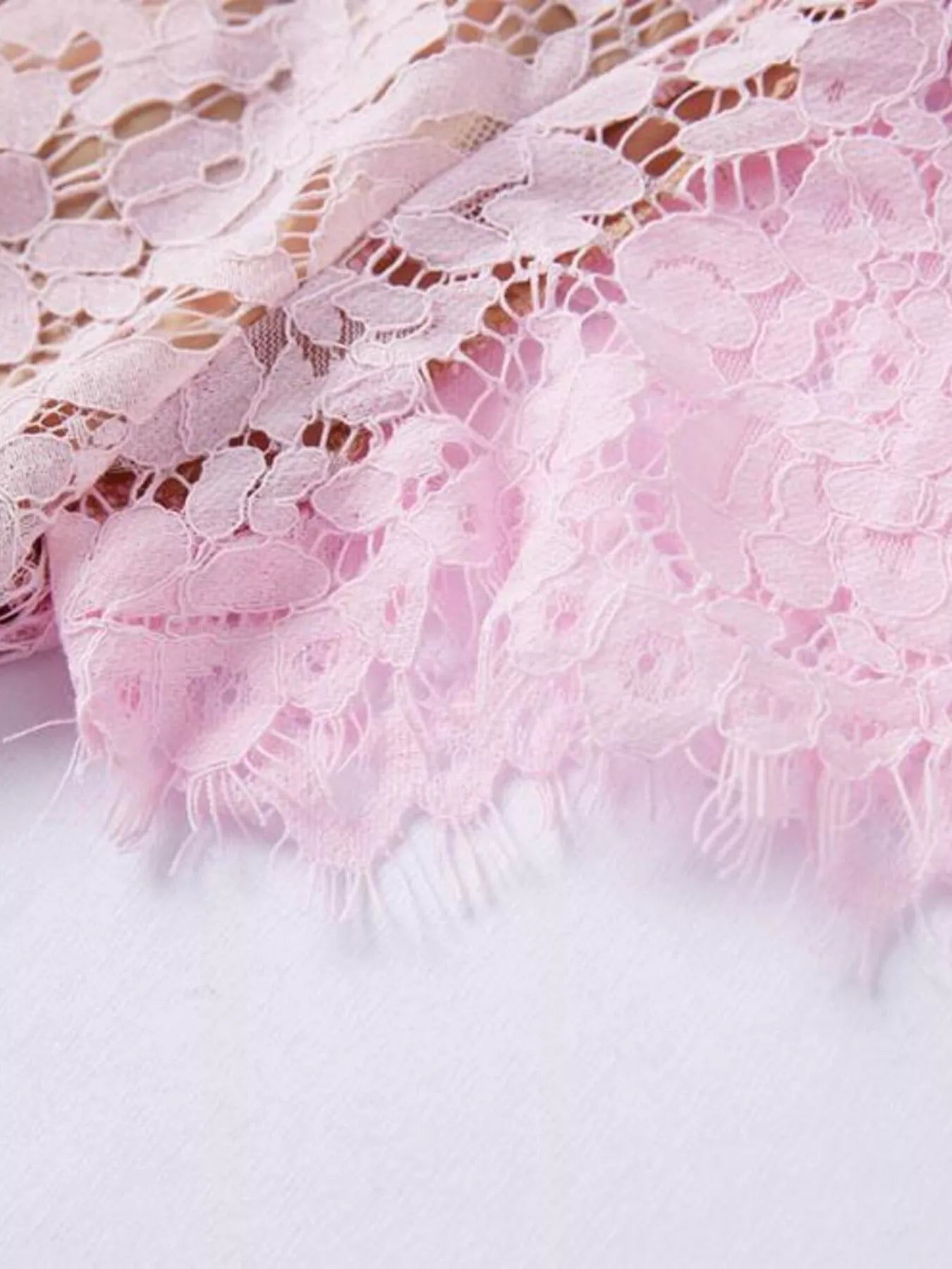 Lace Short Sleeve Mermaid Dress - Flip Flop Dynasty