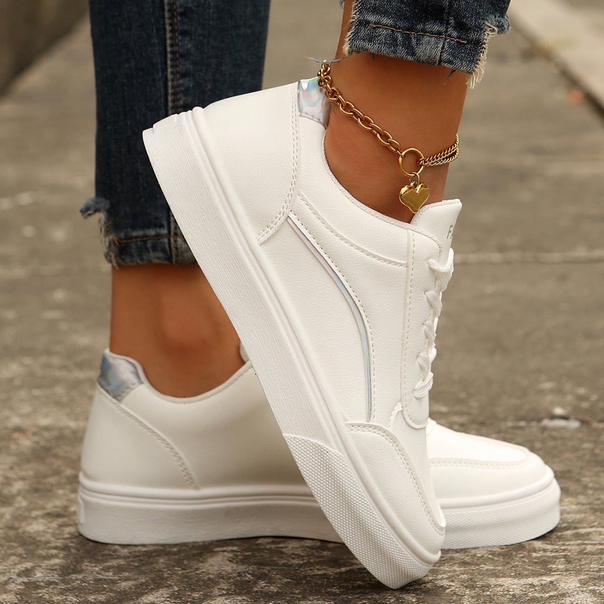 Lace Up Casual Sneakers - Flip Flop Dynasty