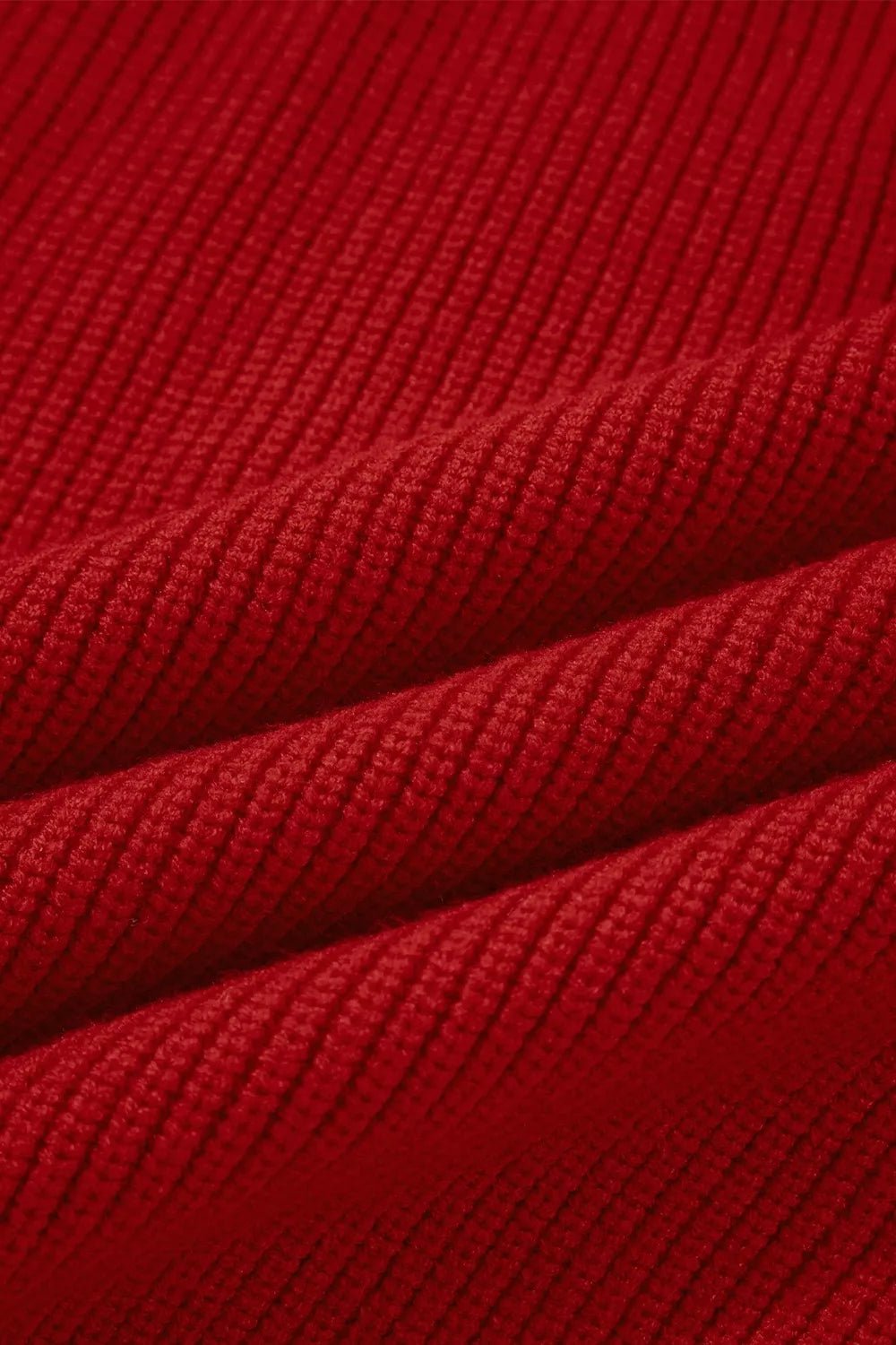 Lantern Sleeve V Neck Knot Back Sweater - Flip Flop Dynasty