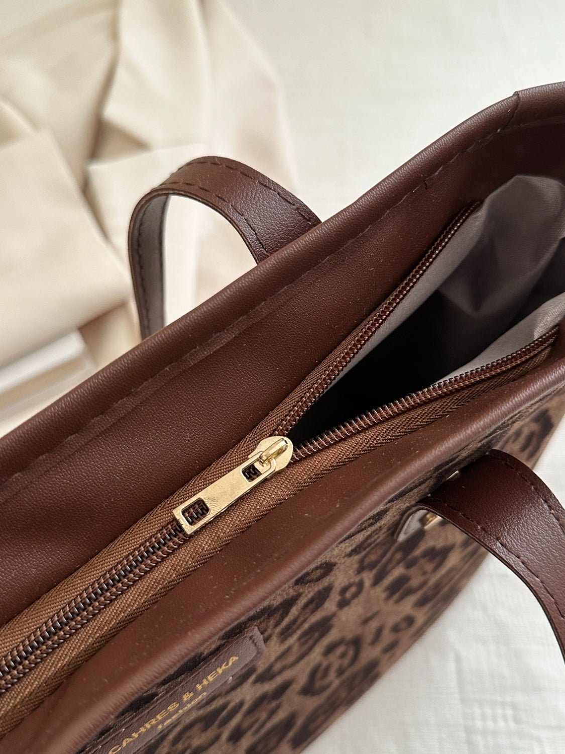 Leopard Polyester Tote Bag - Flip Flop Dynasty
