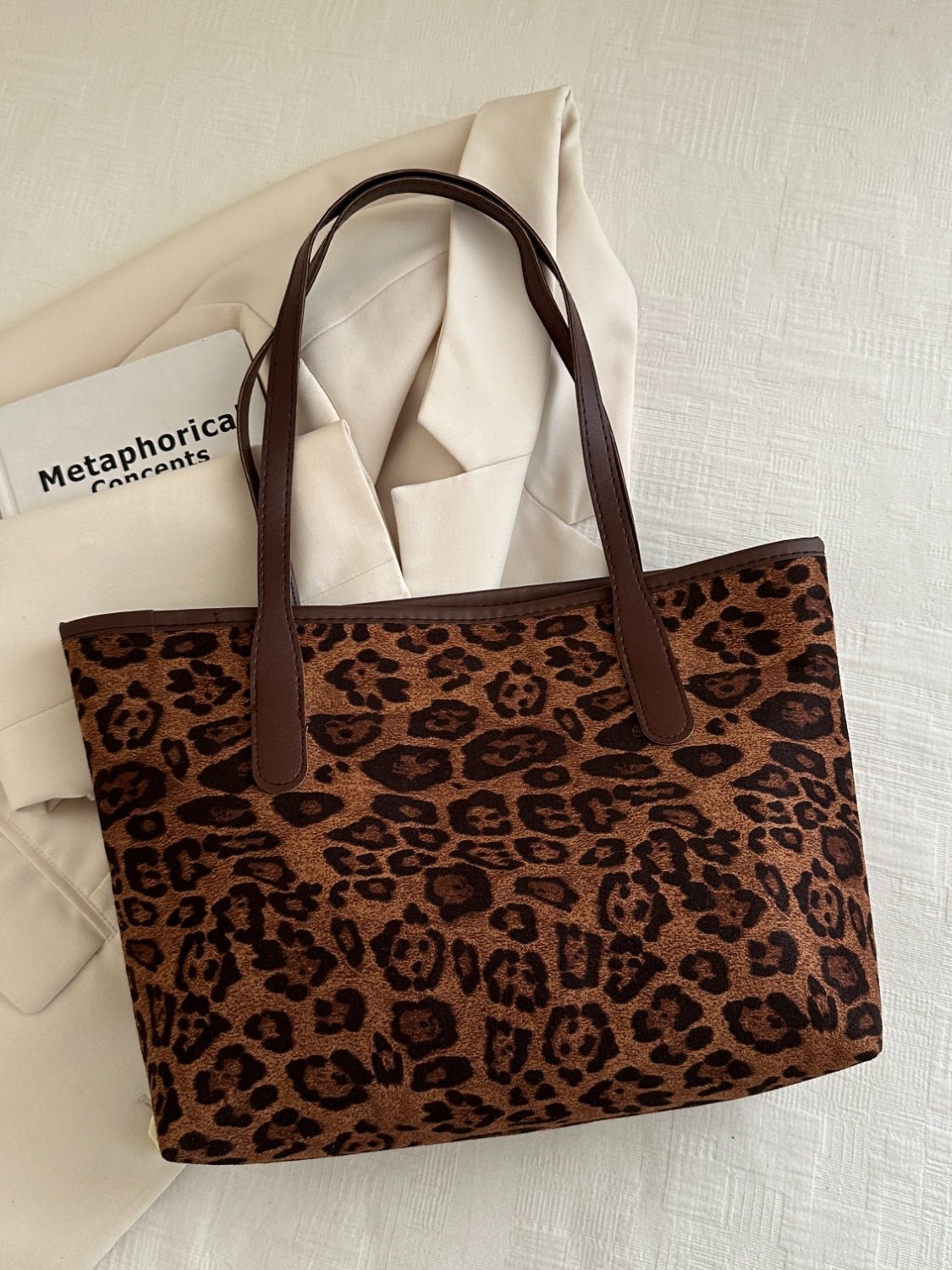 Leopard Polyester Tote Bag - Flip Flop Dynasty